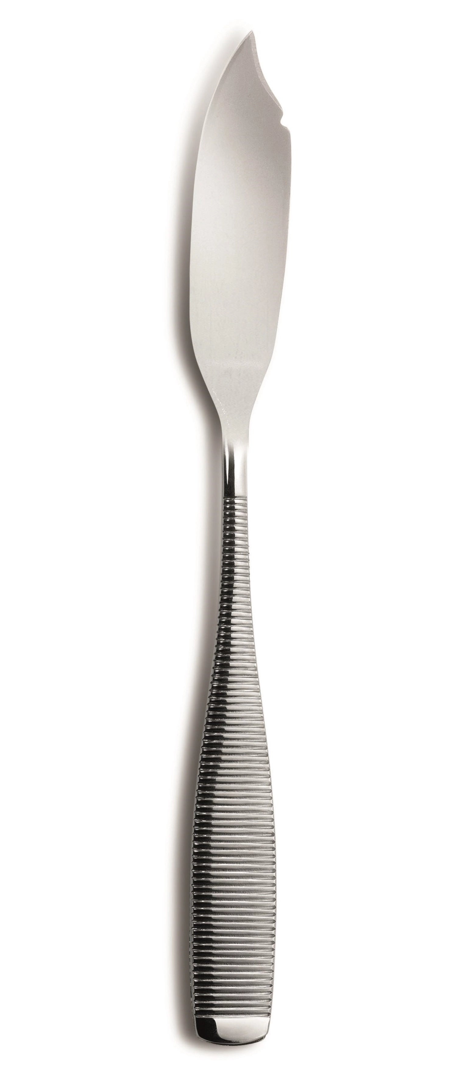 Fleur de Lys Q21 18/10 Fischmesser in Silber präsentiert im Onlineshop von KAQTU Design AG. Besteck ist von Comas