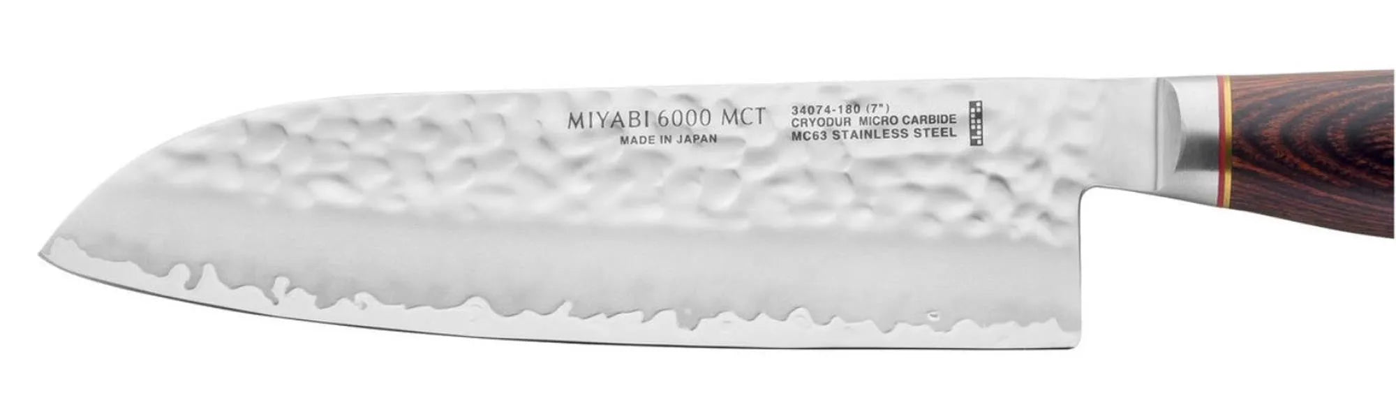 Elegantes MIYABI 6000MCT Santoku: Meisterhaftes Schneidewerkzeug.