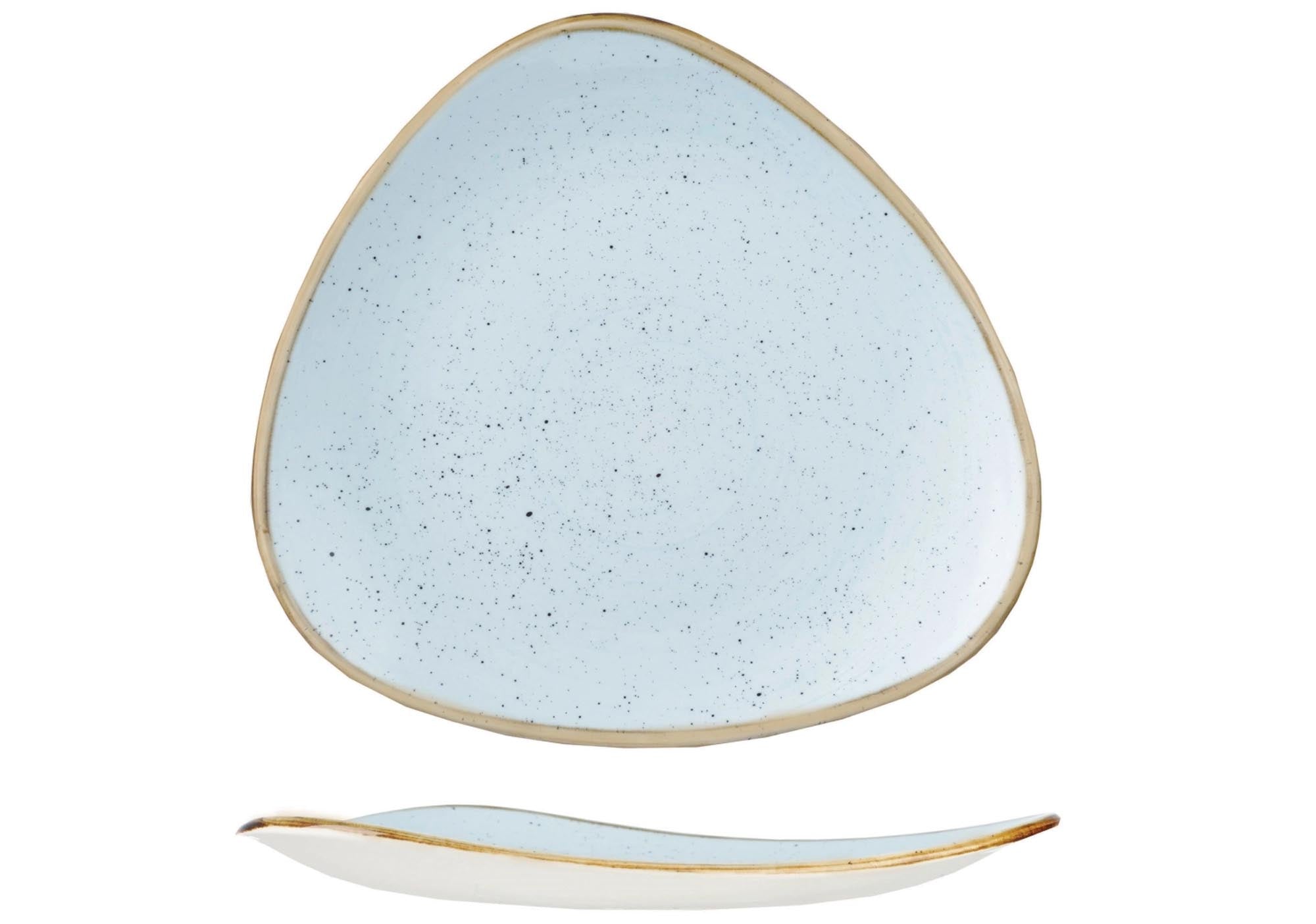 Entdecken Sie den eleganten Stonecast Hints Indigo Blue Coupe Teller von Churchill. Ideal für stilvolle Tischpräsentationen, spülmaschinenfest und mikrowellengeeignet.
