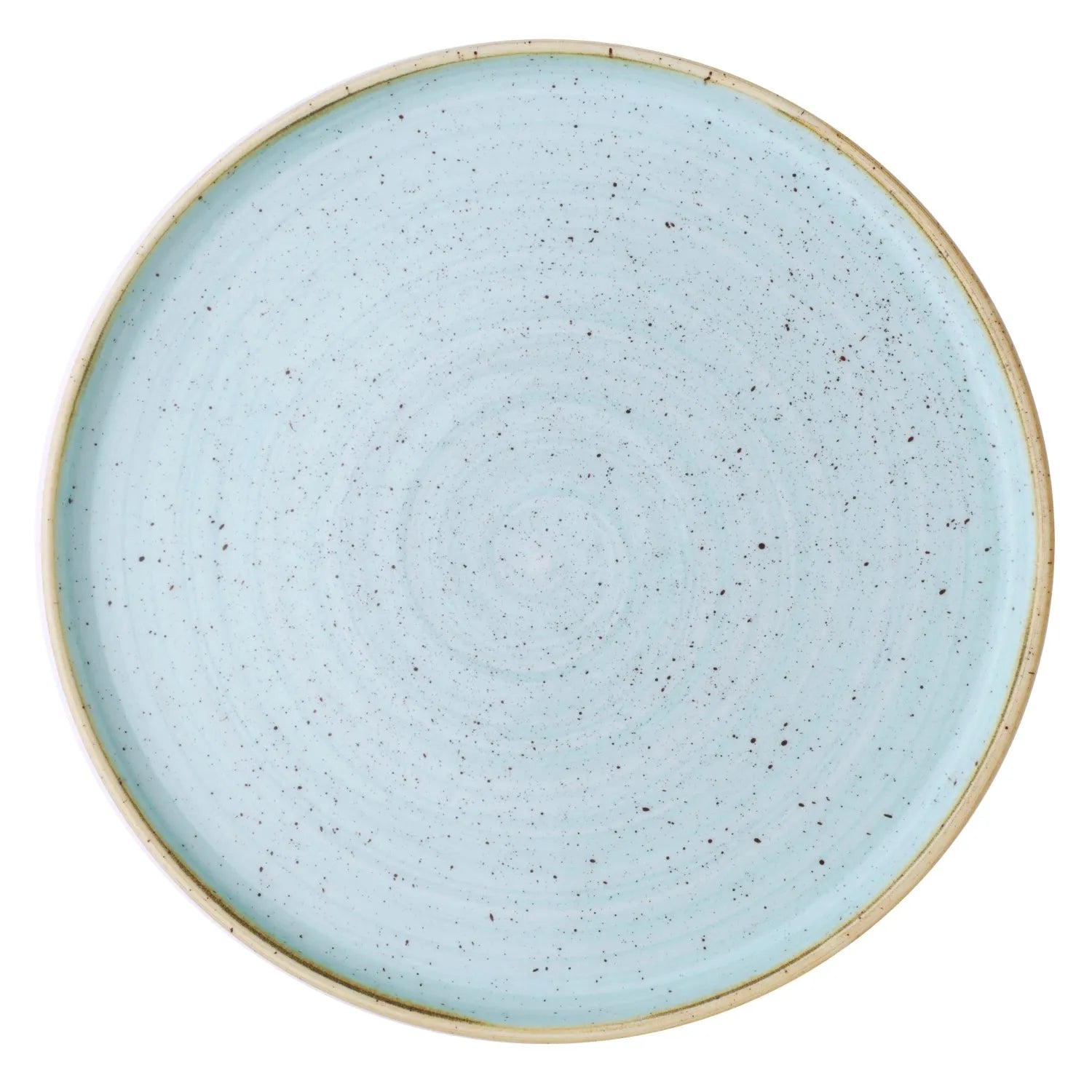 Stonecast Duck Egg Blue Walled Teller 26cm, H2cm