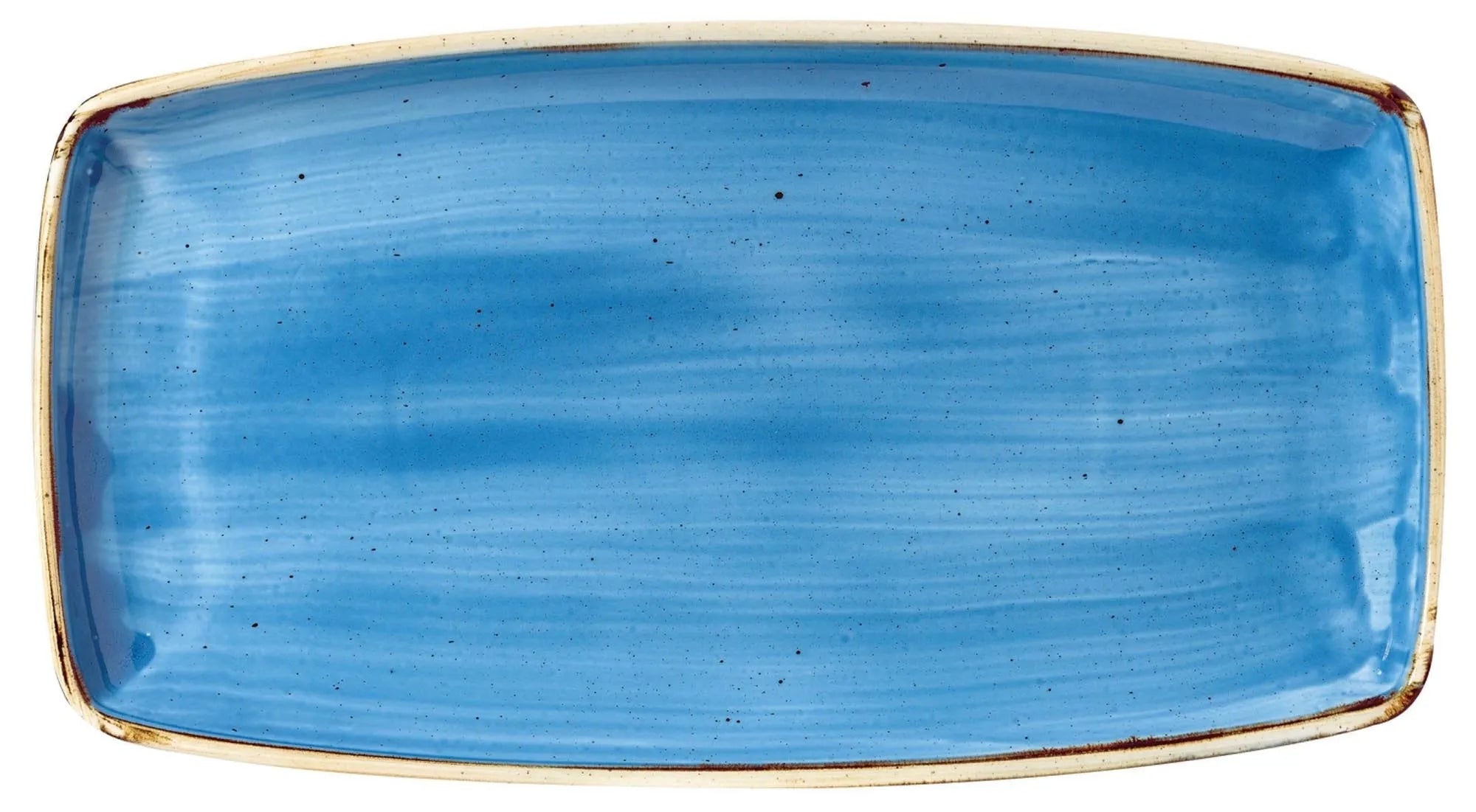 Stonecast Cornflower Blue Platte rechteckig 35x18.5cm - KAQTU Design