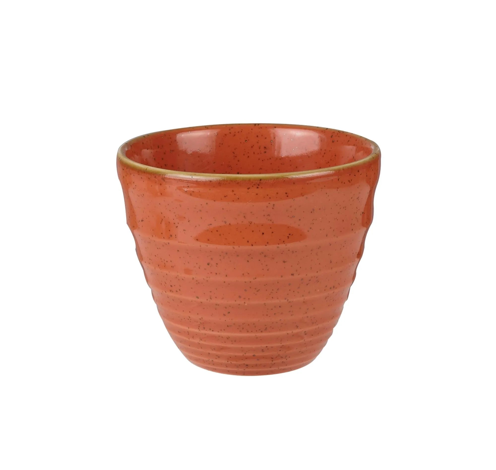 Stonecast Spiced Orange Becher geriffelt 28cl - KAQTU Design