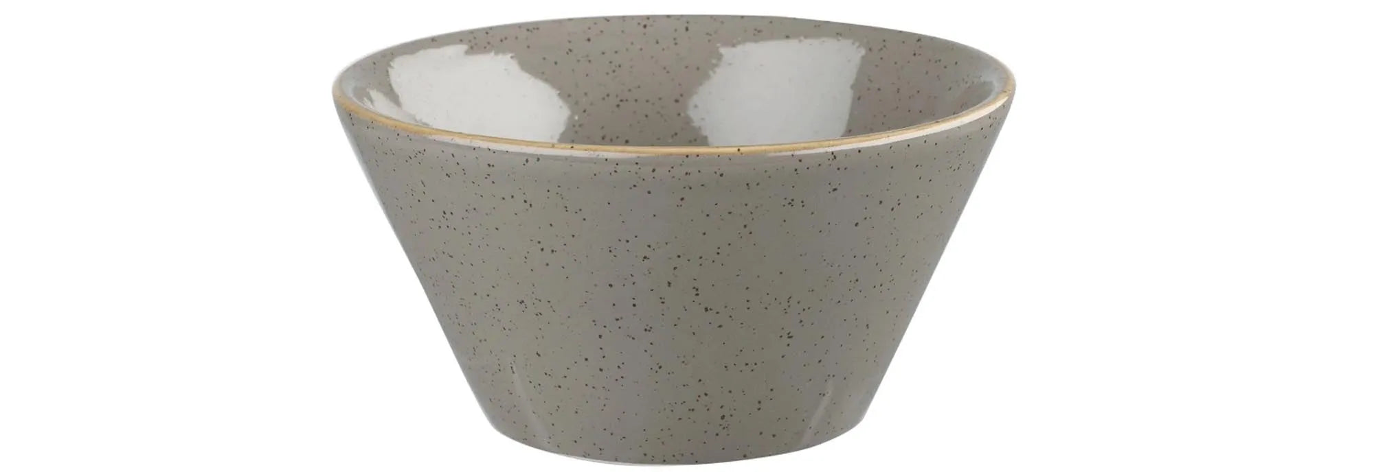 Stonecast Peppercorn Grey Schale 34cl, D12.1cm H6.5cm - KAQTU Design