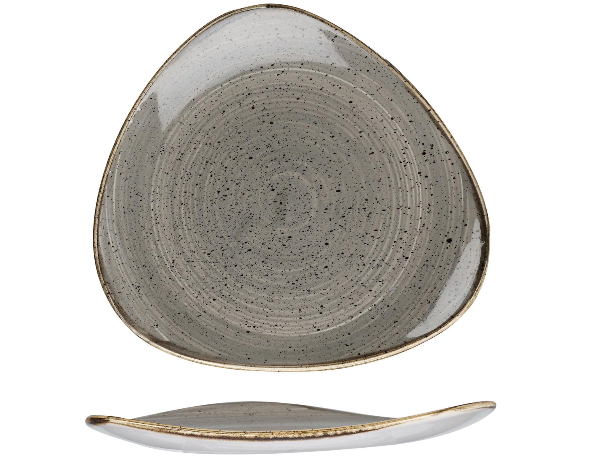 Entdecken Sie den Stonecast Peppercorn Grey Walled Teller flach 21cm von Churchill – robust, stilvoll und ideal für Gastronomie und Zuhause.