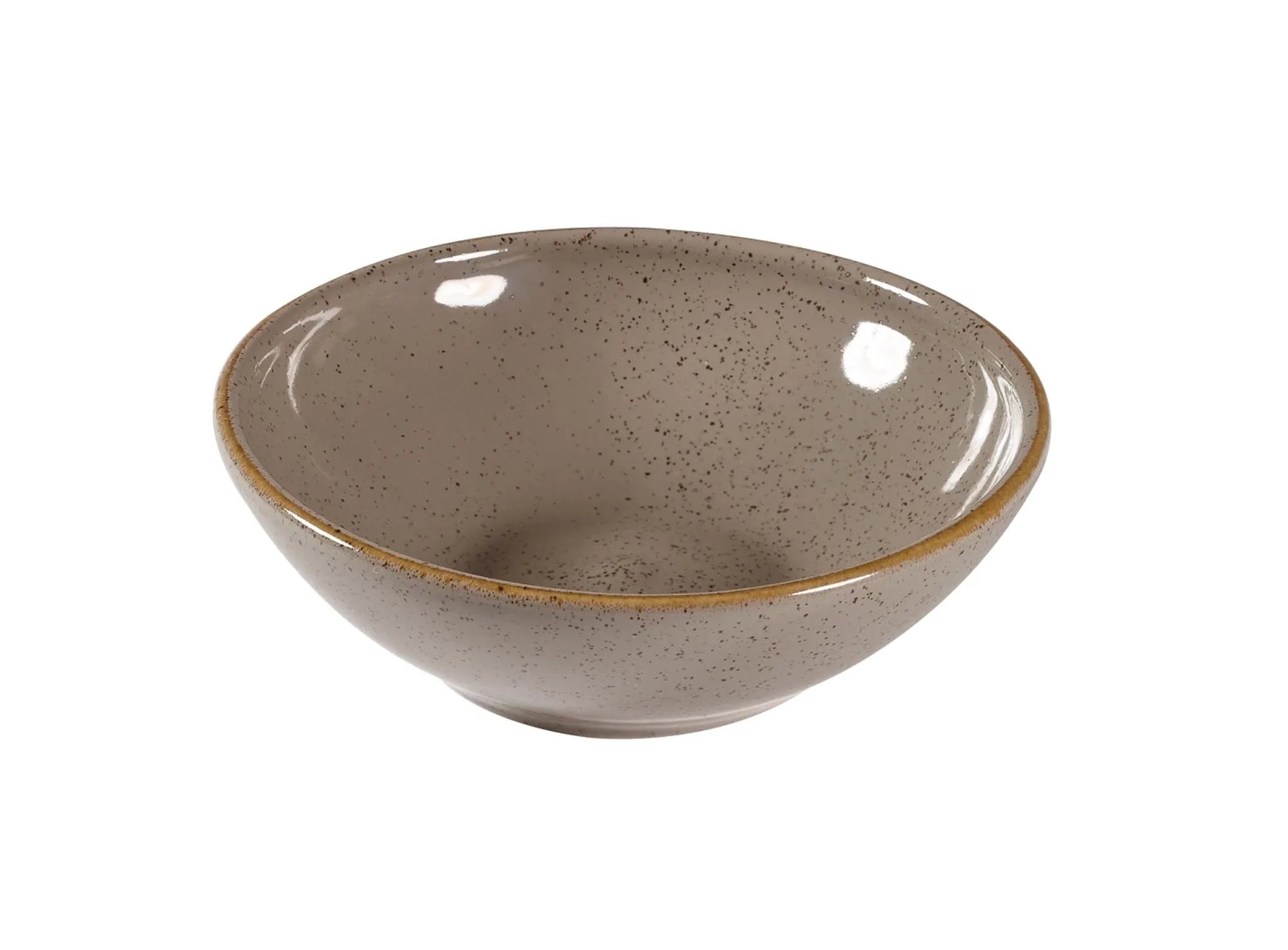 Stonecast Peppercorn Grey Schale tief 13cm, 26cl - KAQTU Design