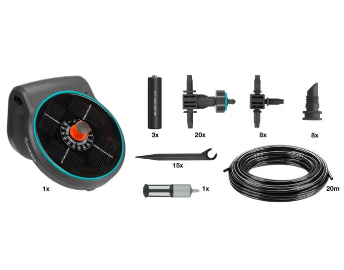 GARDENA Solar-Bewässerungsset Micro-Drip Aquabloom in  präsentiert im Onlineshop von KAQTU Design AG. Bewässerung ist von GARDENA