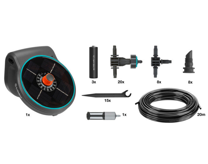GARDENA Solar-Bewässerungsset Micro-Drip Aquabloom in  präsentiert im Onlineshop von KAQTU Design AG. Bewässerung ist von GARDENA
