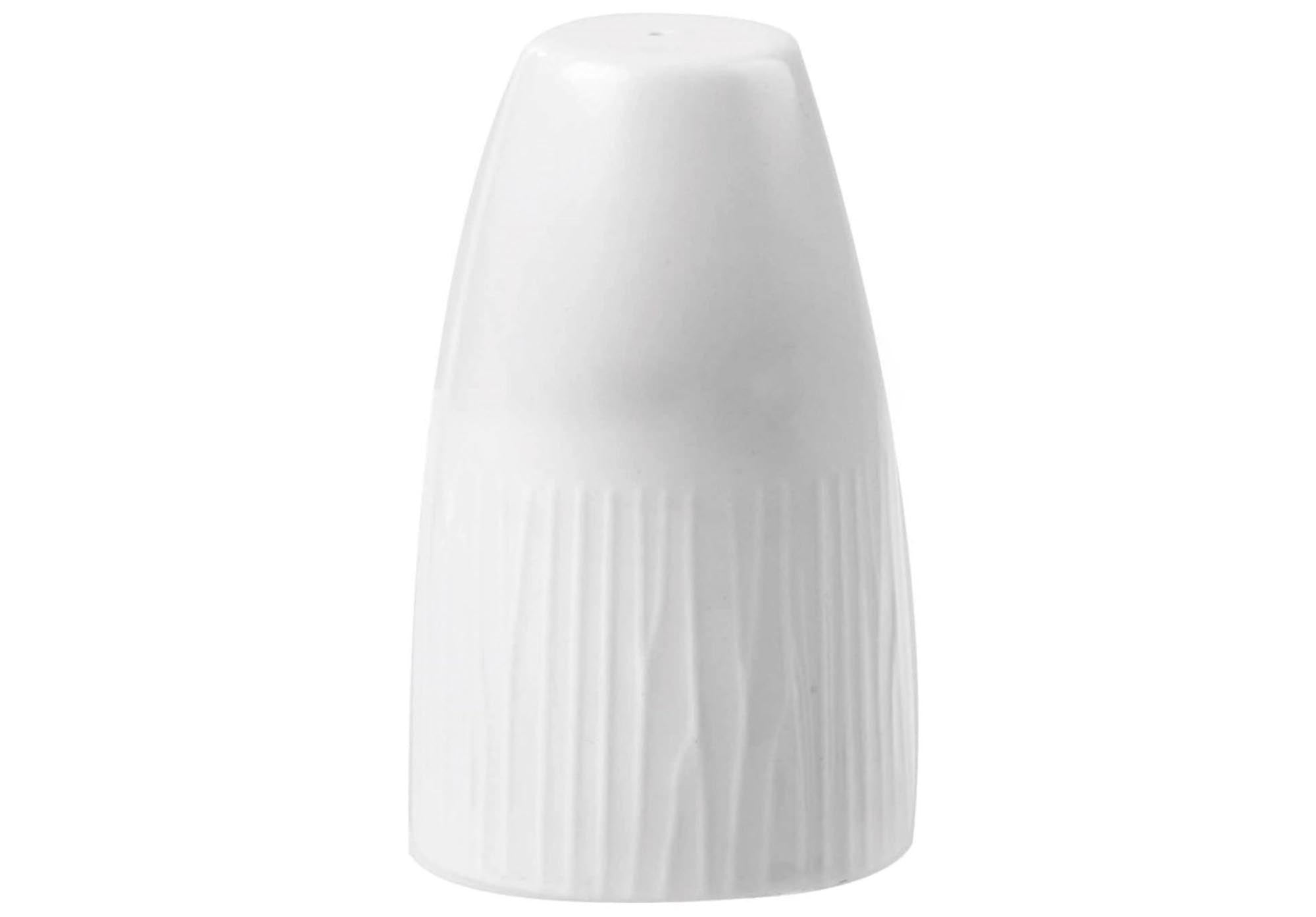 Kompakter Salzstreuer aus der Bamboo White Serie von Churchill, 7 cm hoch, perfekt für stilvolle Tischarrangements und den täglichen Gebrauch.