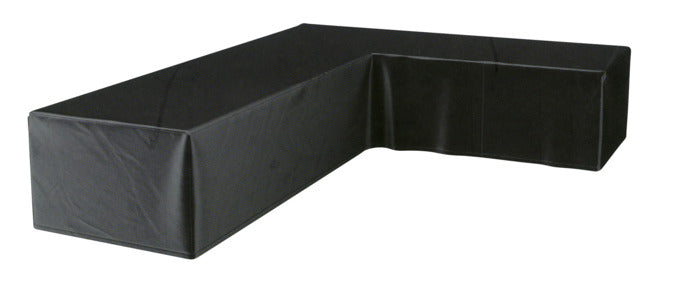 Schutzhülle für Lounge in L-Form rechts, 330x255x100xH70 cm, wasserabweisend, atmungsaktiv, schützt vor Witterung.