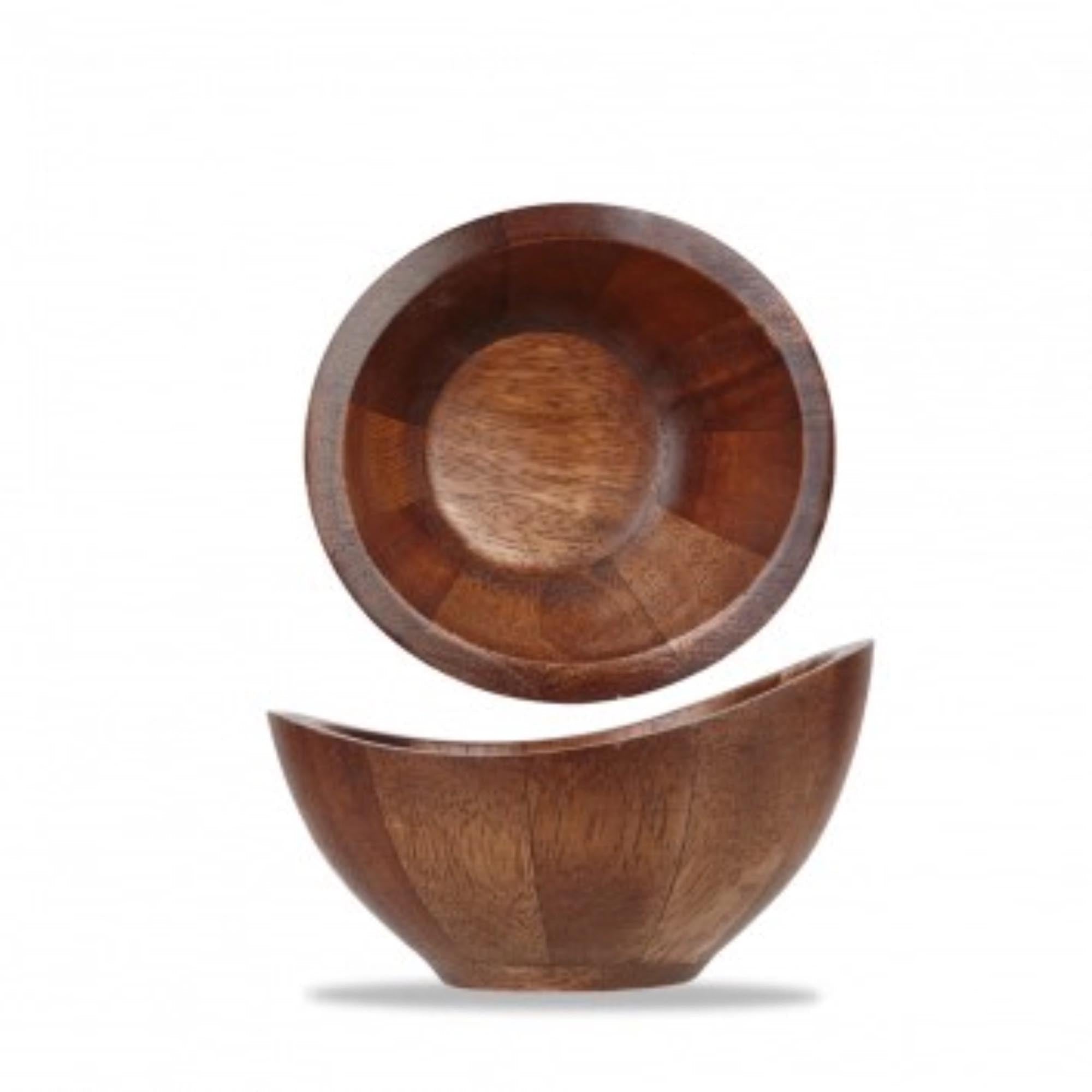 Elegante Alchemy Wood Schale aus Akazienholz, 14x13.5x7cm, ideal für Snacks und Obst. Robust, stilvoll und pflegeleicht.
