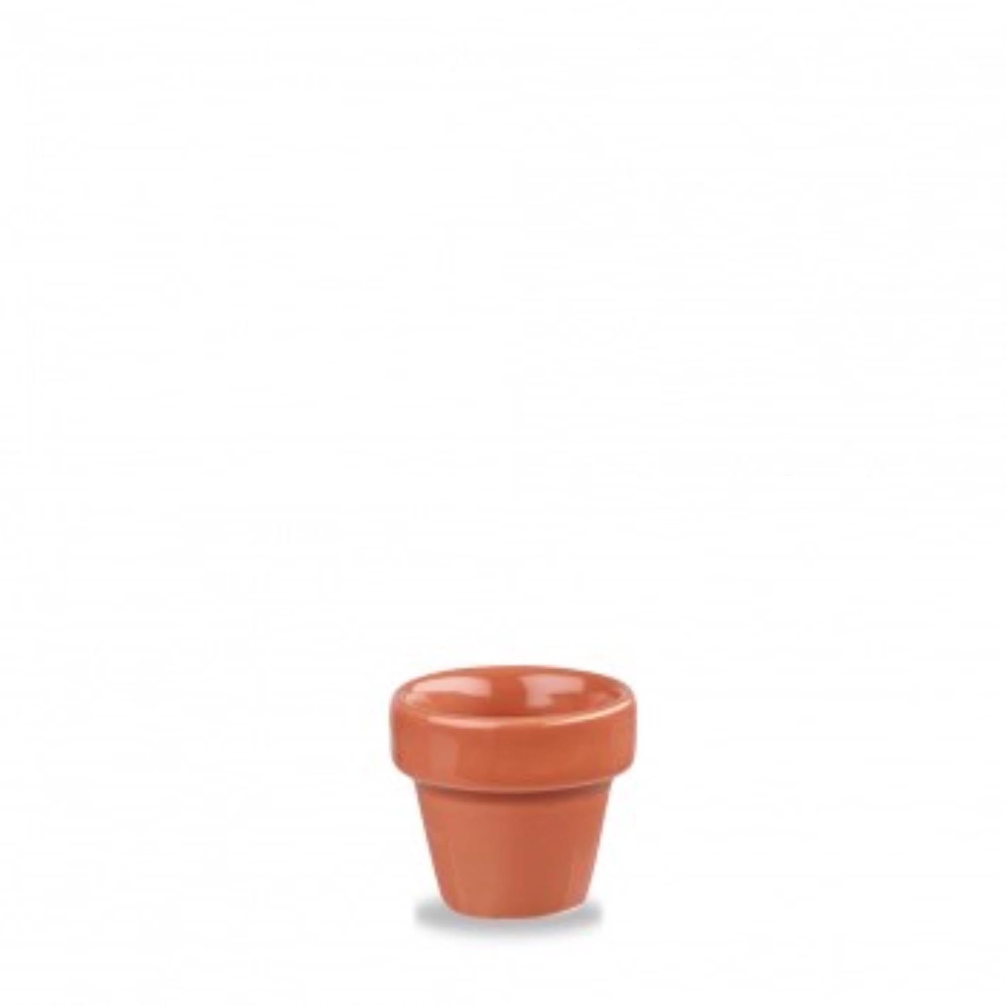 Entdecken Sie den Bit on the Side Paprika Orange Topf von Churchill – ein stilvolles, langlebiges Porzellan-Accessoire für Ihre Küche, ideal für Dips und Snacks.