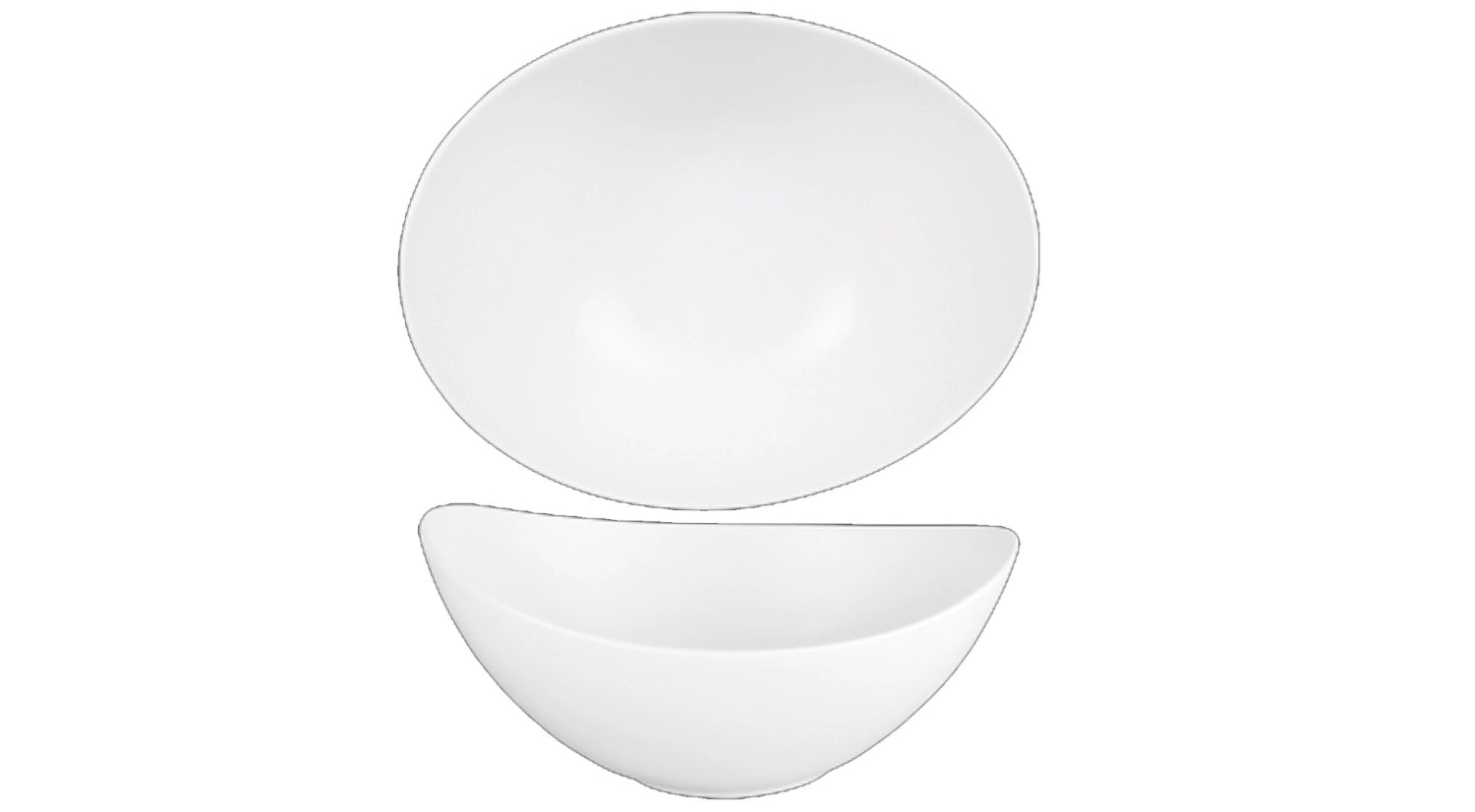 Stilvolle Alchemy Moonstone Schale in Weiß von Churchill, 14,3 x 10,5 cm, ideal für Snacks oder Dekorationselemente.