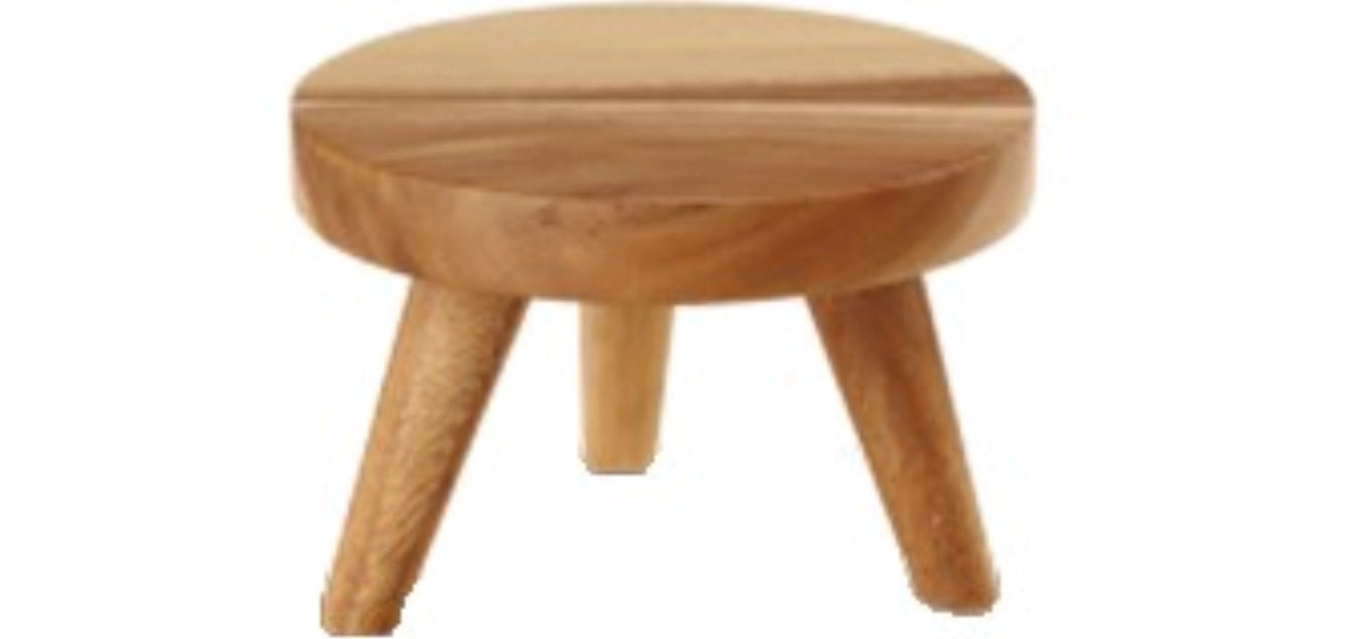 Eleganter Alchemy Holzständer von Churchill, D15cm H10cm, perfekt für die Präsentation von Speisen und Accessoires, vereint Ästhetik und Praktik.