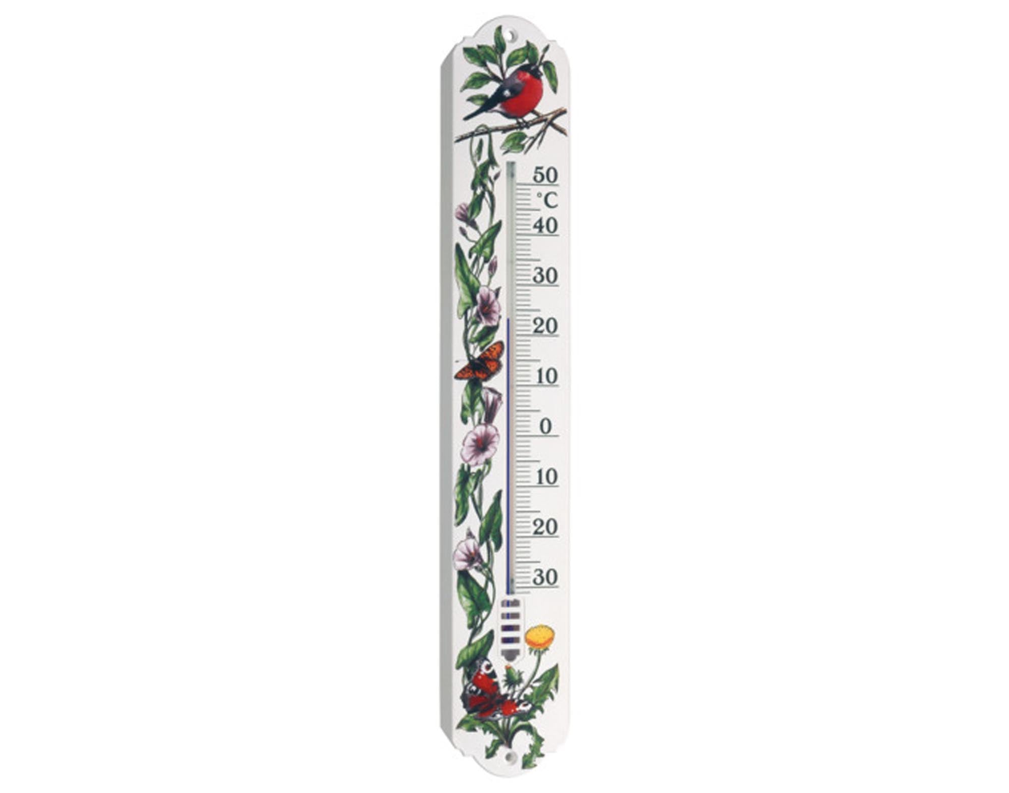 TFA Innen Aussenthermometer Alu 11 cm