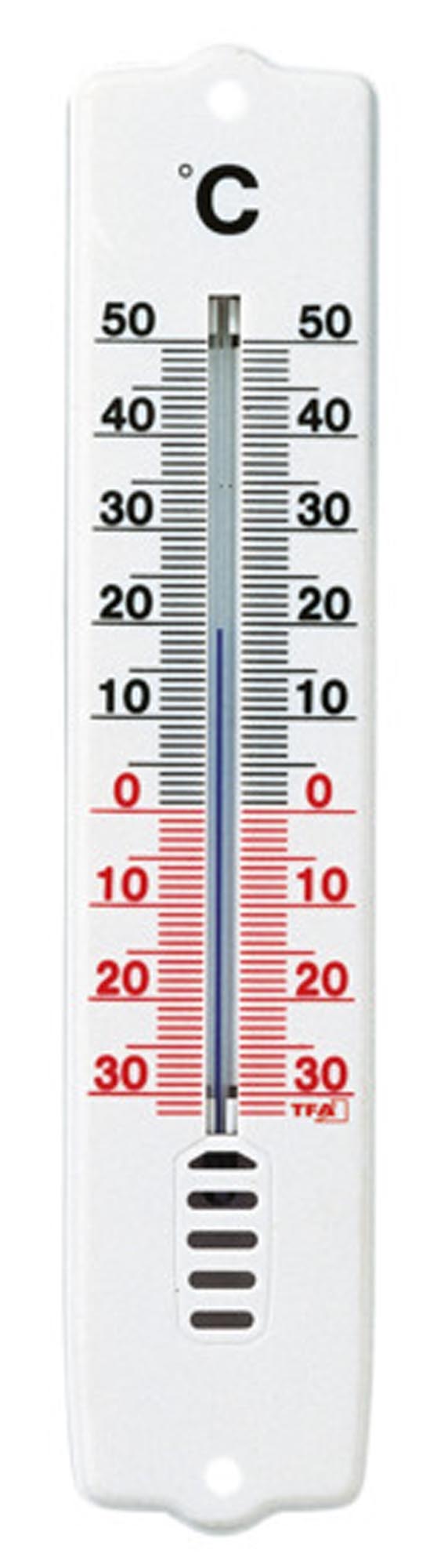 Innen Aussenthermometer Kunststoff 20.7 cm in  präsentiert im Onlineshop von KAQTU Design AG. Thermometer ist von TFA