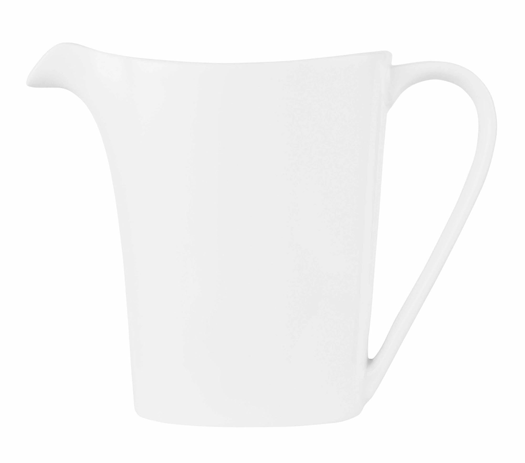 Eleganter Cremier aus hochwertigem Porzellan, ideal für Saucen und Dressings. Robust, spülmaschinenfest, mikrowellengeeignet.