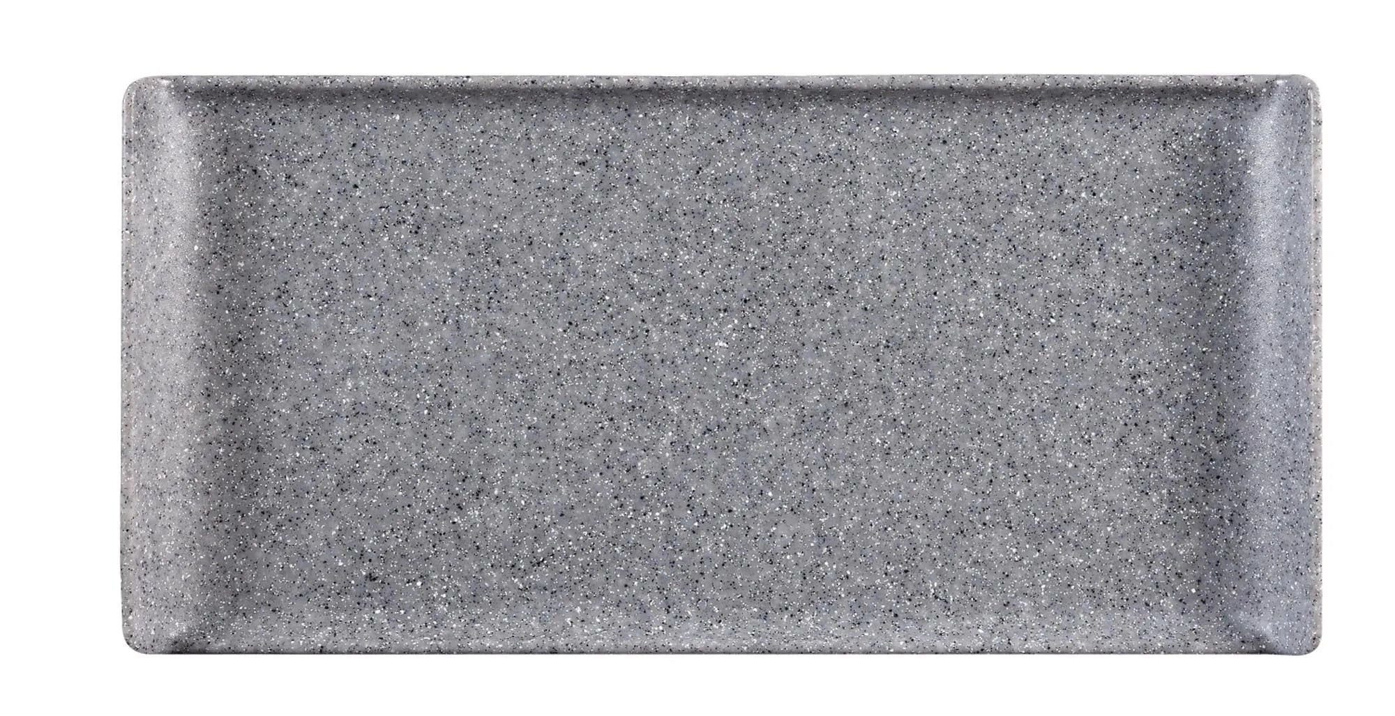 Alchemy Melamin Granite Grey Tablett 30x14.5cm - KAQTU Design