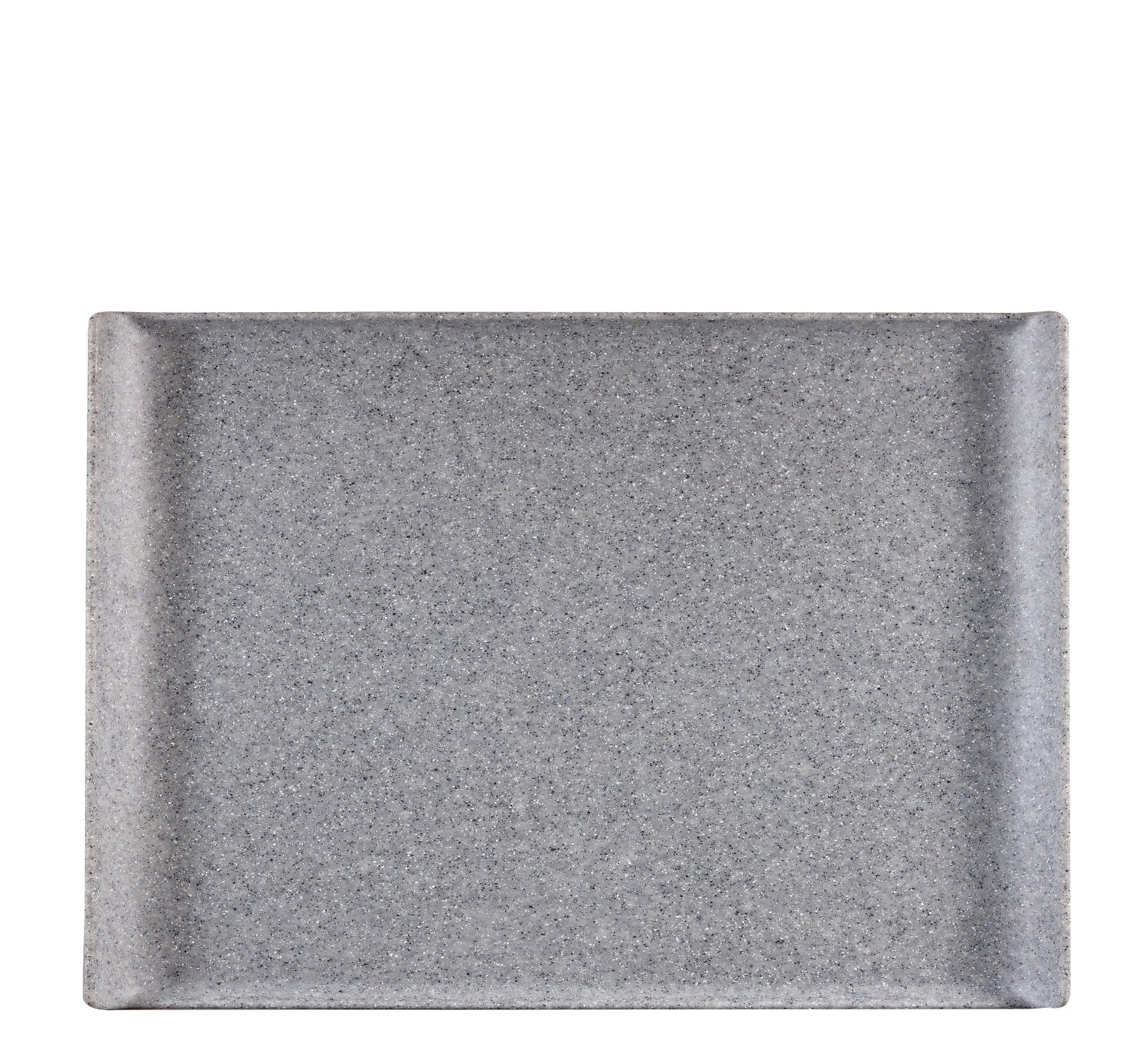 Stilvolles Alchemy Melamin Tablett in Granite Grey, 53x32.5cm, ideal für das stilvolle Anrichten und Servieren von Speisen.