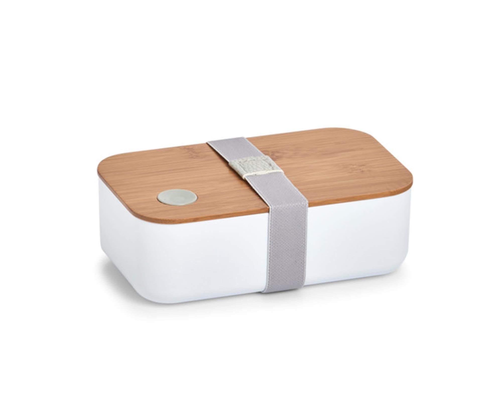 Entdecken Sie die ZELLER Lunchbox aus Bambus (19.3x11.8x6.8 cm) – umweltfreundlich, hygienisch und ideal für gesunde Mahlzeiten unterwegs.