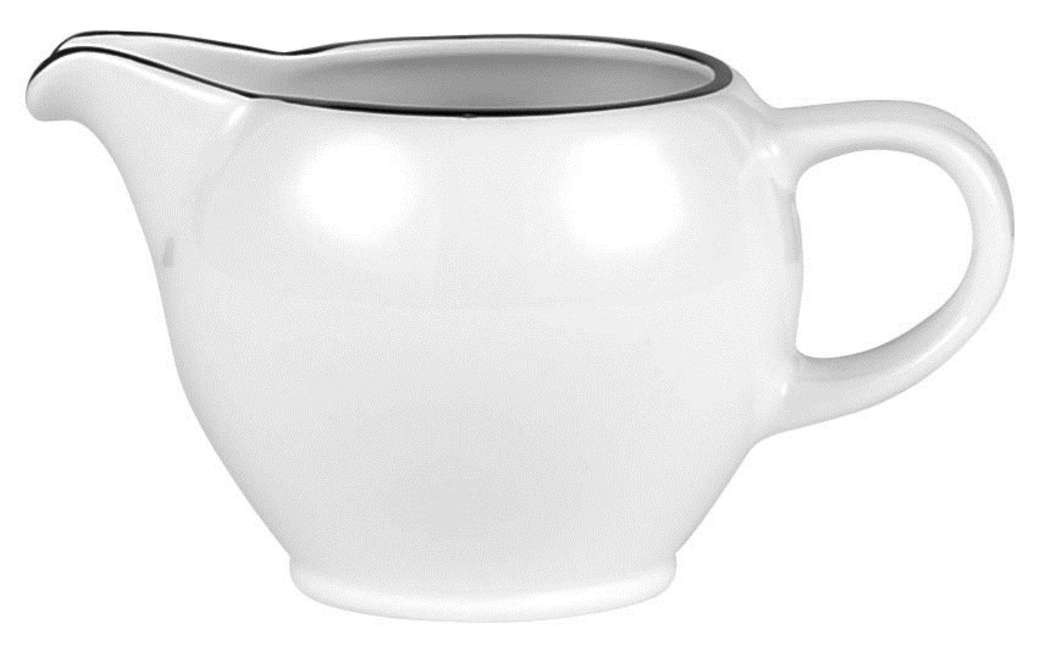 Eleganter Alchemy Mono Wasserkrug von Churchill, 6,5 cm hoch, 13,8 cl, perfekt für stilvolle Tischdekoration und Getränkepräsentation.