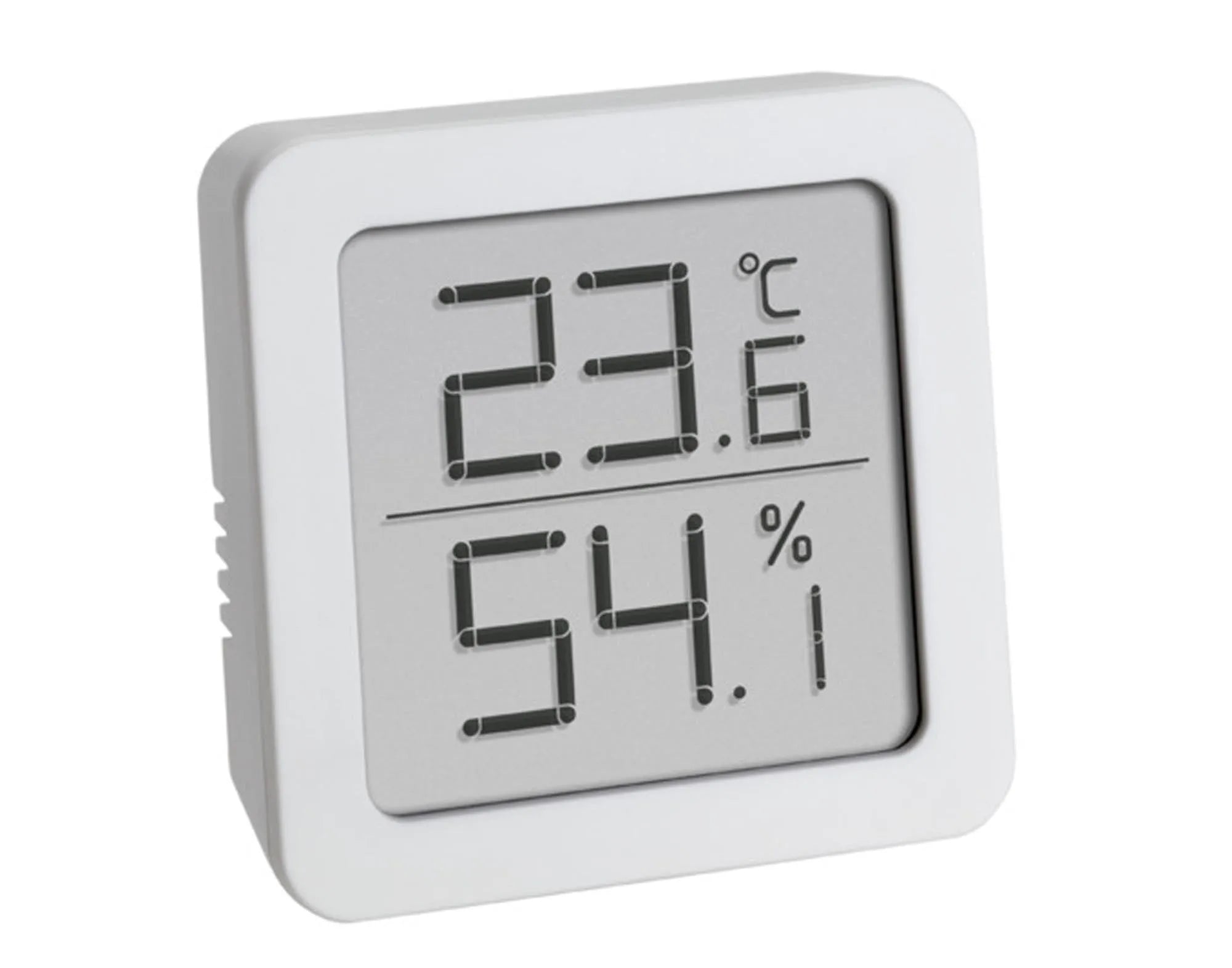 TFA Thermo-Hygrometer digital weiss 6.1 cm in  präsentiert im Onlineshop von KAQTU Design AG. Thermometer ist von TFA