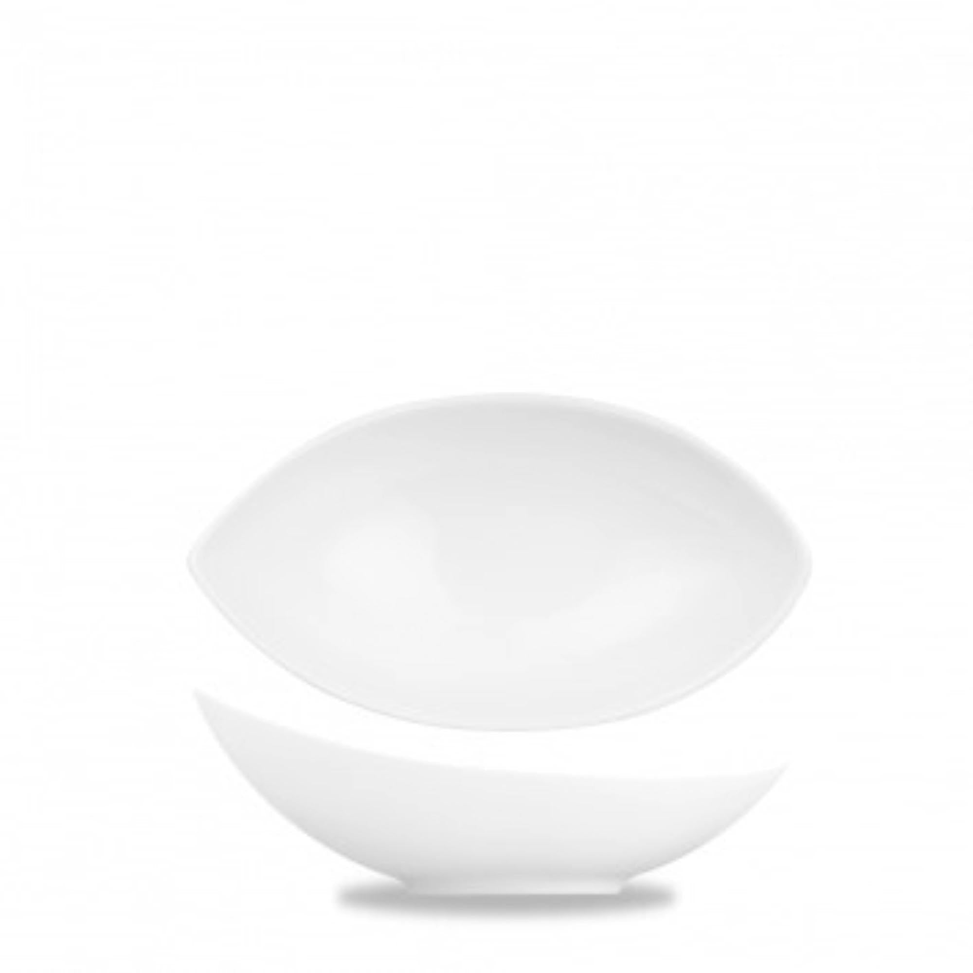 Elegante, robuste Porzellanschale (29.3cm, 65.3cl) von Churchill. Ideal für Salate & Desserts. Spülmaschinenfest & mikrowellengeeignet.