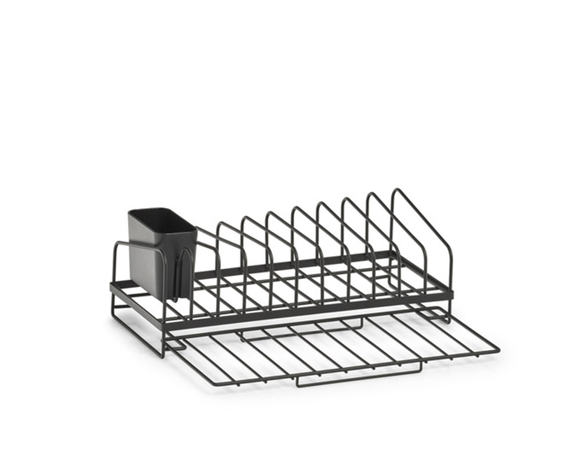 ZELLER Abtropfständer Metall schwarz 37x17x13.5 cm