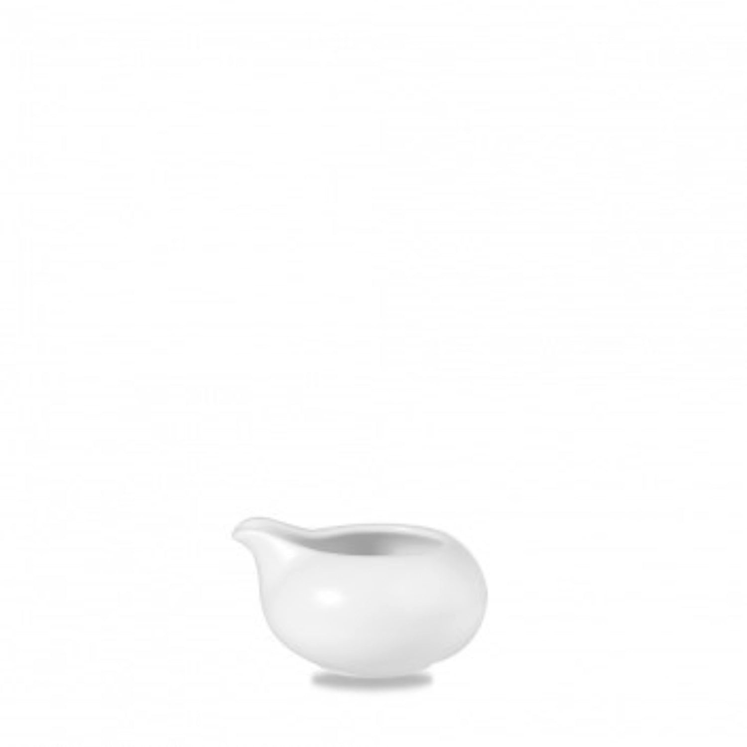 Eleganter Alchemy Krug ohne Griff in Weiß, ideal für Milch oder Saucen, 7.1cl, von Churchill, stilvolles Design für jeden Tisch.