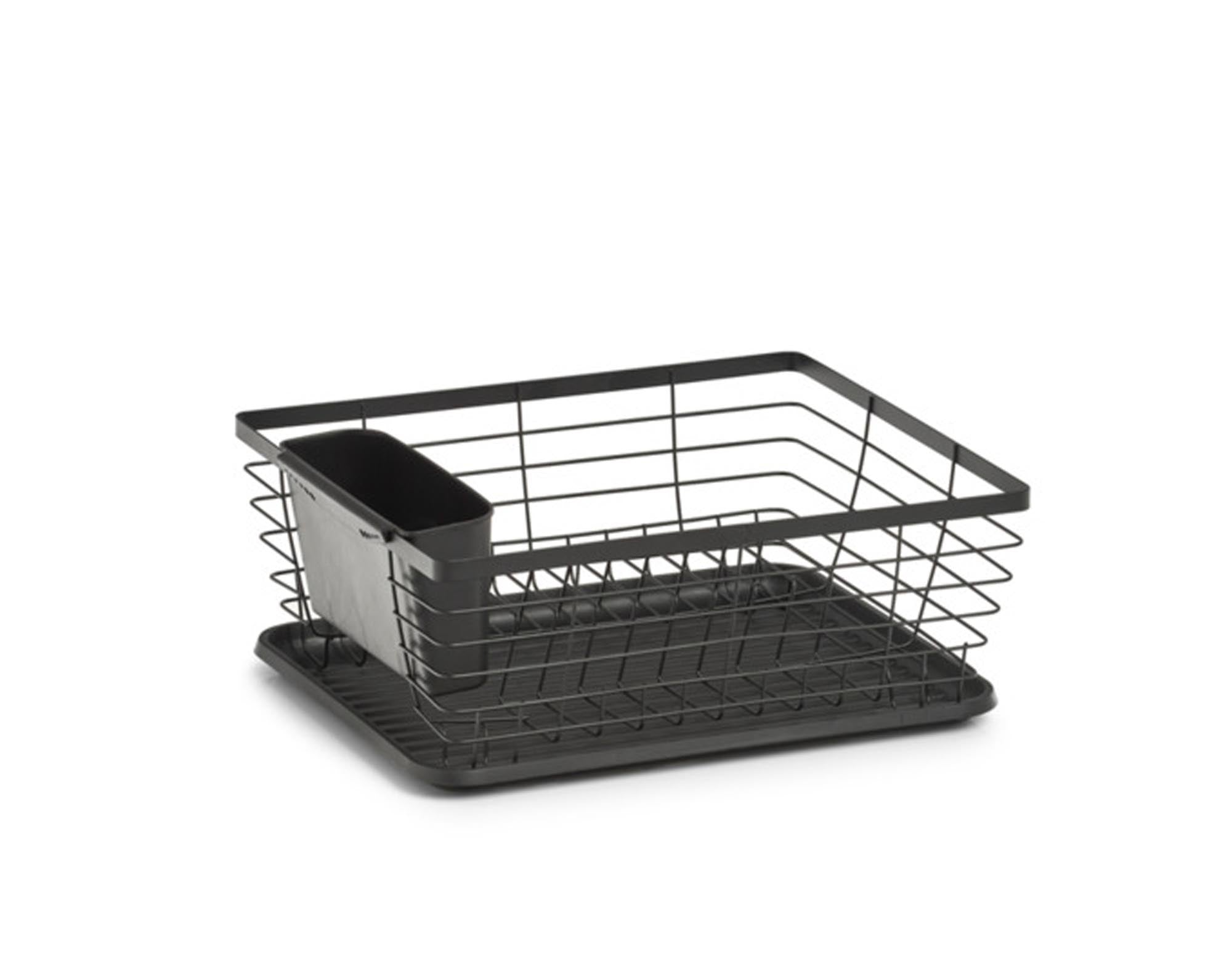 ZELLER Abtropfständer Kunststoff Metall schwarz 37x30.5x14.5 cm