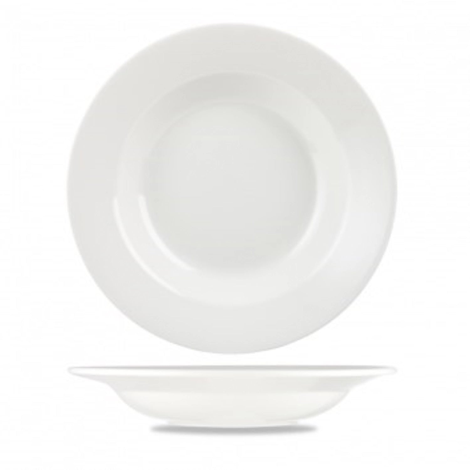 Elegante runde Pasta Schüssel von Churchill, 30,5 cm, perfekt für stilvolle Servierungen und ansprechende Tischdekorationen.
