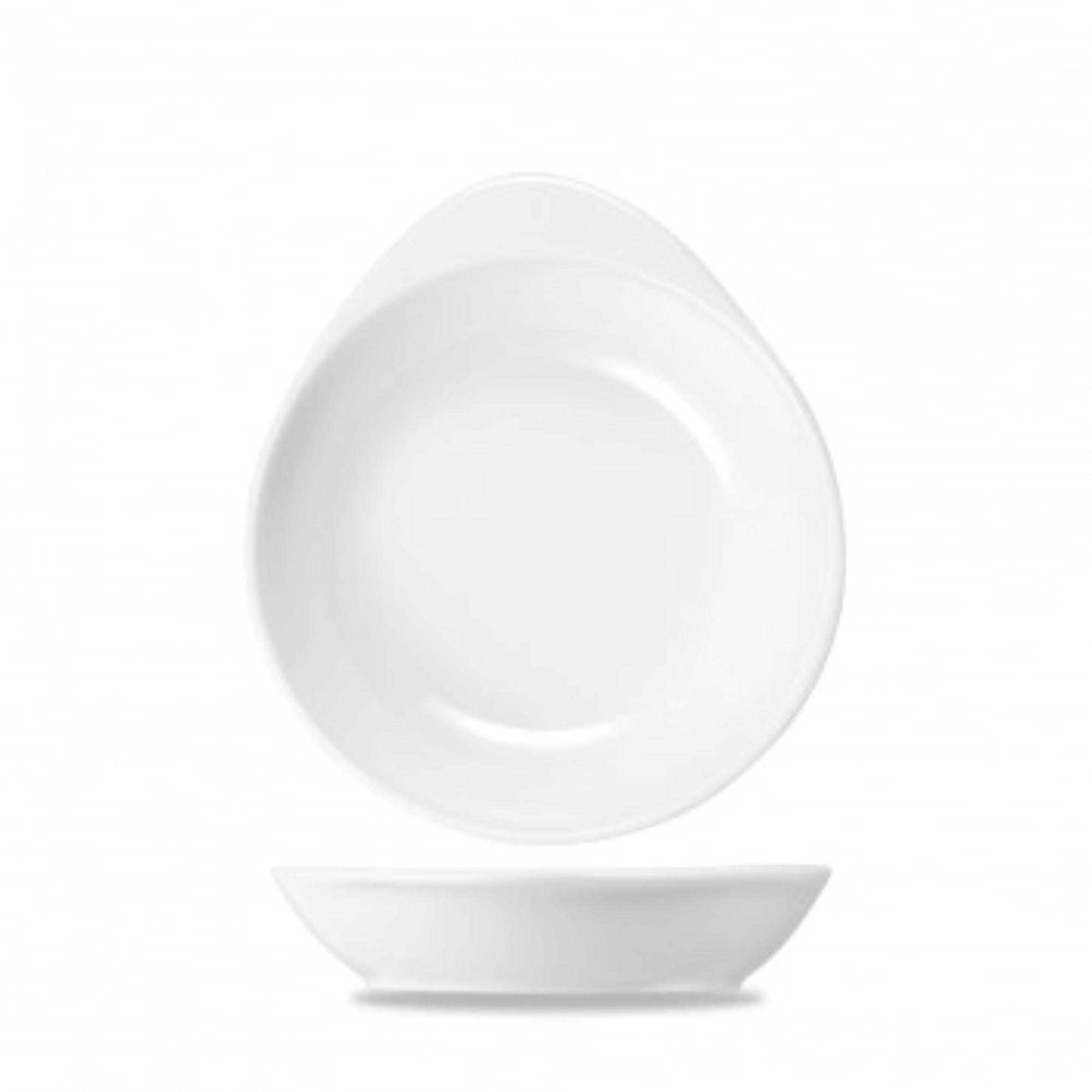 Elegante 14,5cm Porzellanplatte von Churchill, ideal für kleine Gerichte. Spülmaschinenfest, mikrowellengeeignet, robust und stilvoll.