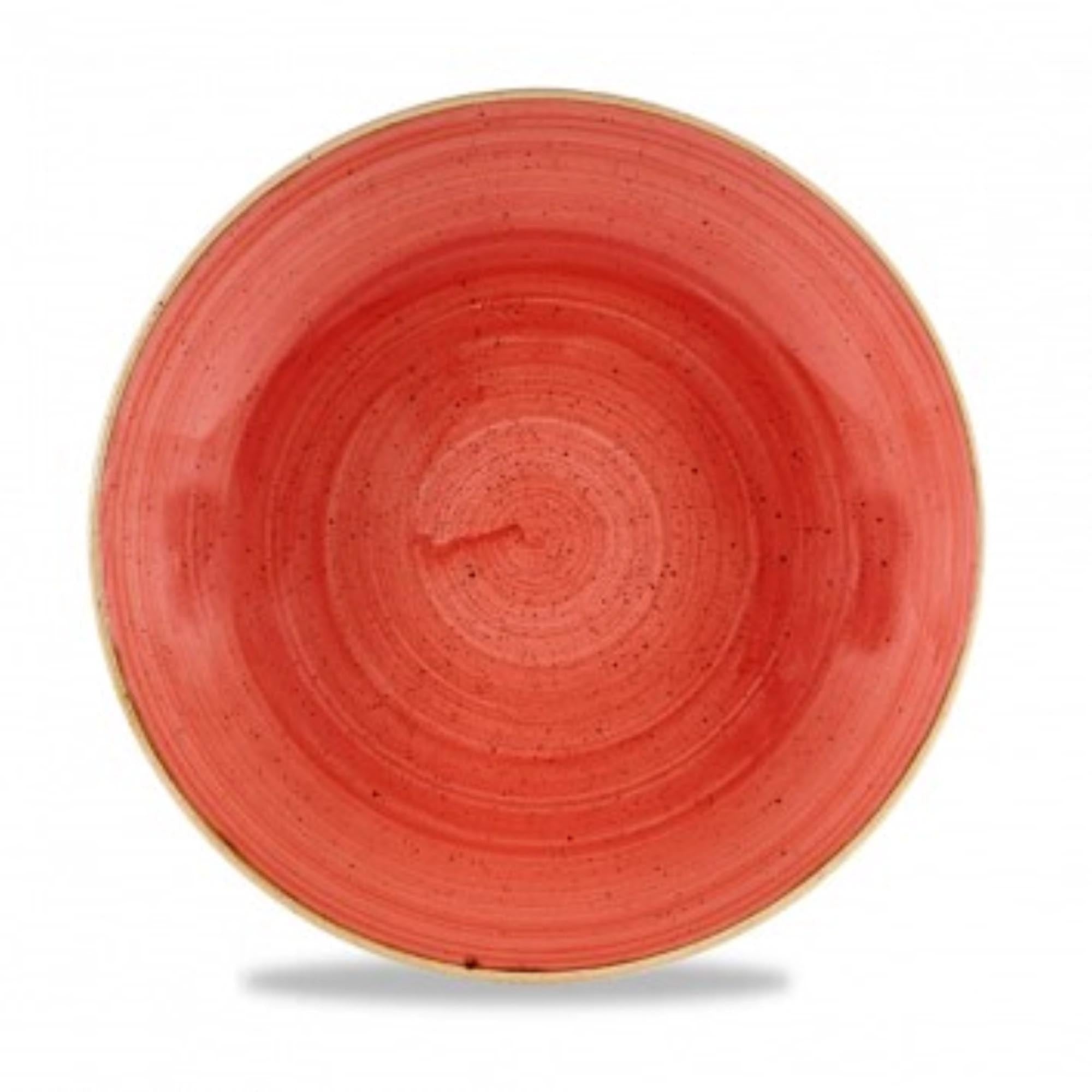 Entdecken Sie den Stonecast Berry Red Coupe Teller tief 18,2 cm von Churchill – ideal für Restaurants und Zuhause. Langlebig, stilvoll und perfekt für kreative Präsentationen.