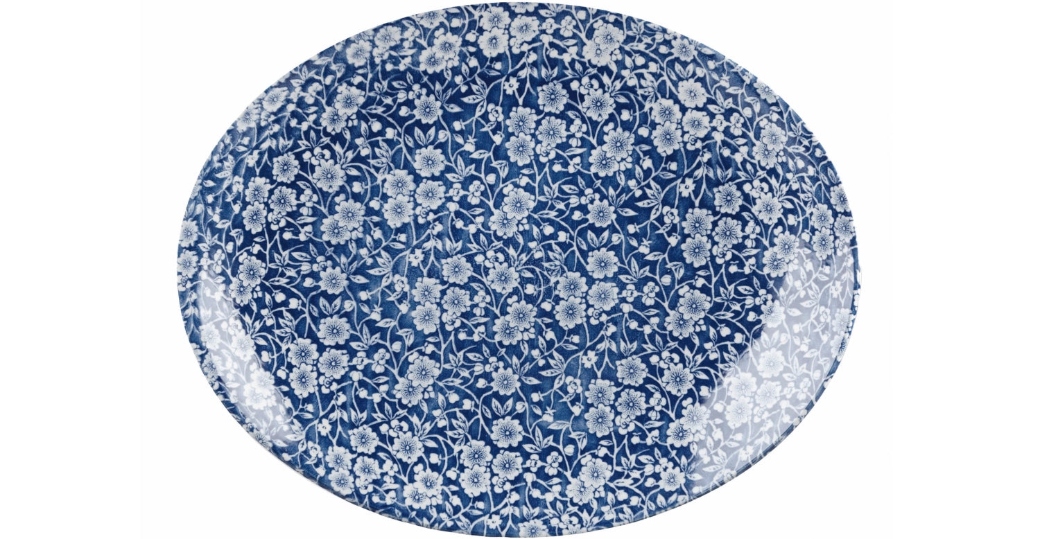V.P. Calico Prague plate oval 31.7x25.5cm