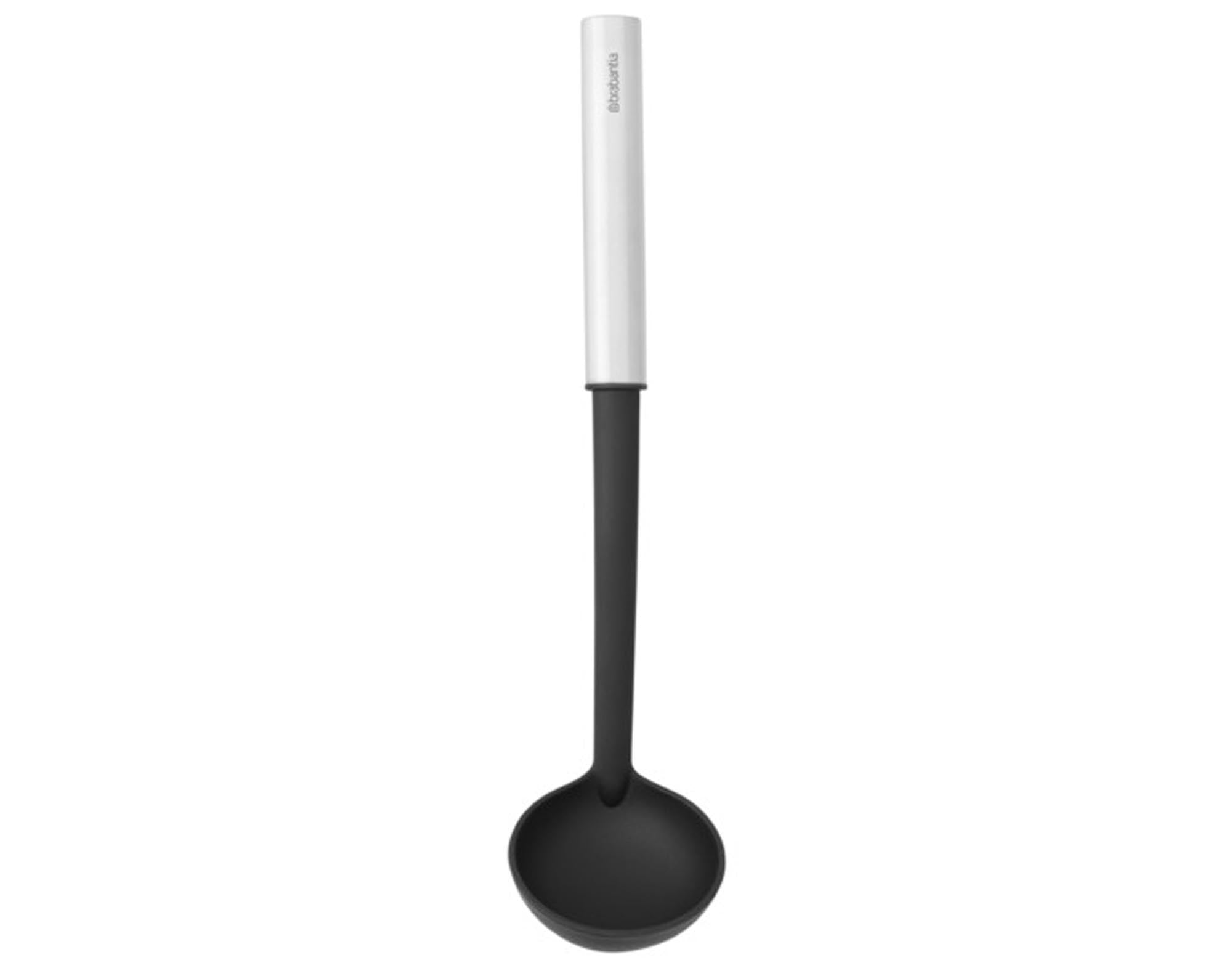Entdecken Sie den BRABANTIA Saucenlöffel Profile Non-Stick: ergonomisch, antihaftbeschichtet und spülmaschinenfest – das perfekte Küchenwerkzeug für feine Saucen!