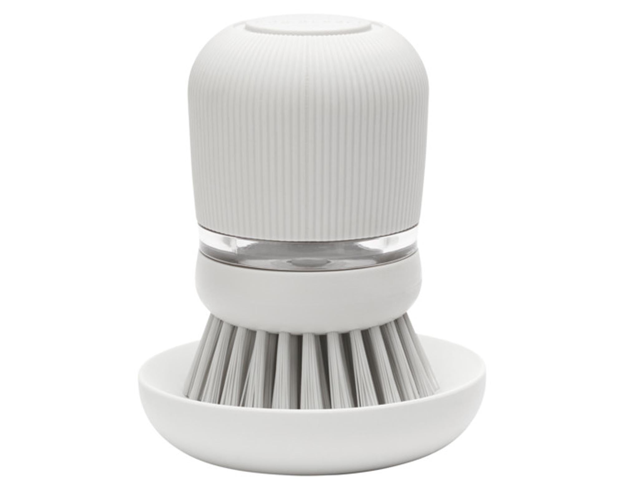 BRABANTIA Abwaschbürste mit Seifenspender SinkSide light grey in  präsentiert im Onlineshop von KAQTU Design AG. Abwasch ist von BRABANTIA