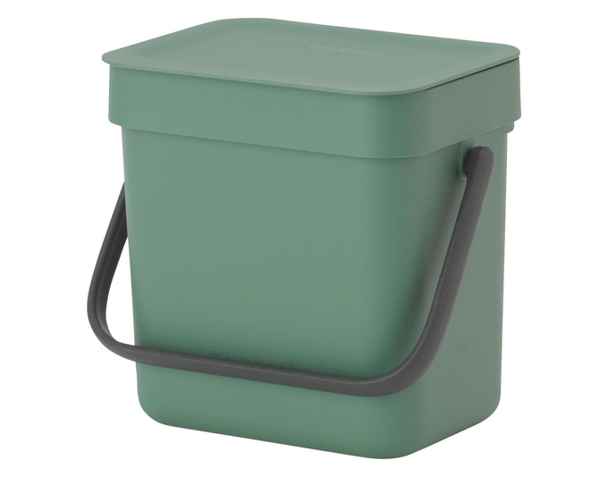 BRABANTIA Abfallbehälter Sort&Go fir green 3 l in  präsentiert im Onlineshop von KAQTU Design AG. Mülleimer ist von BRABANTIA