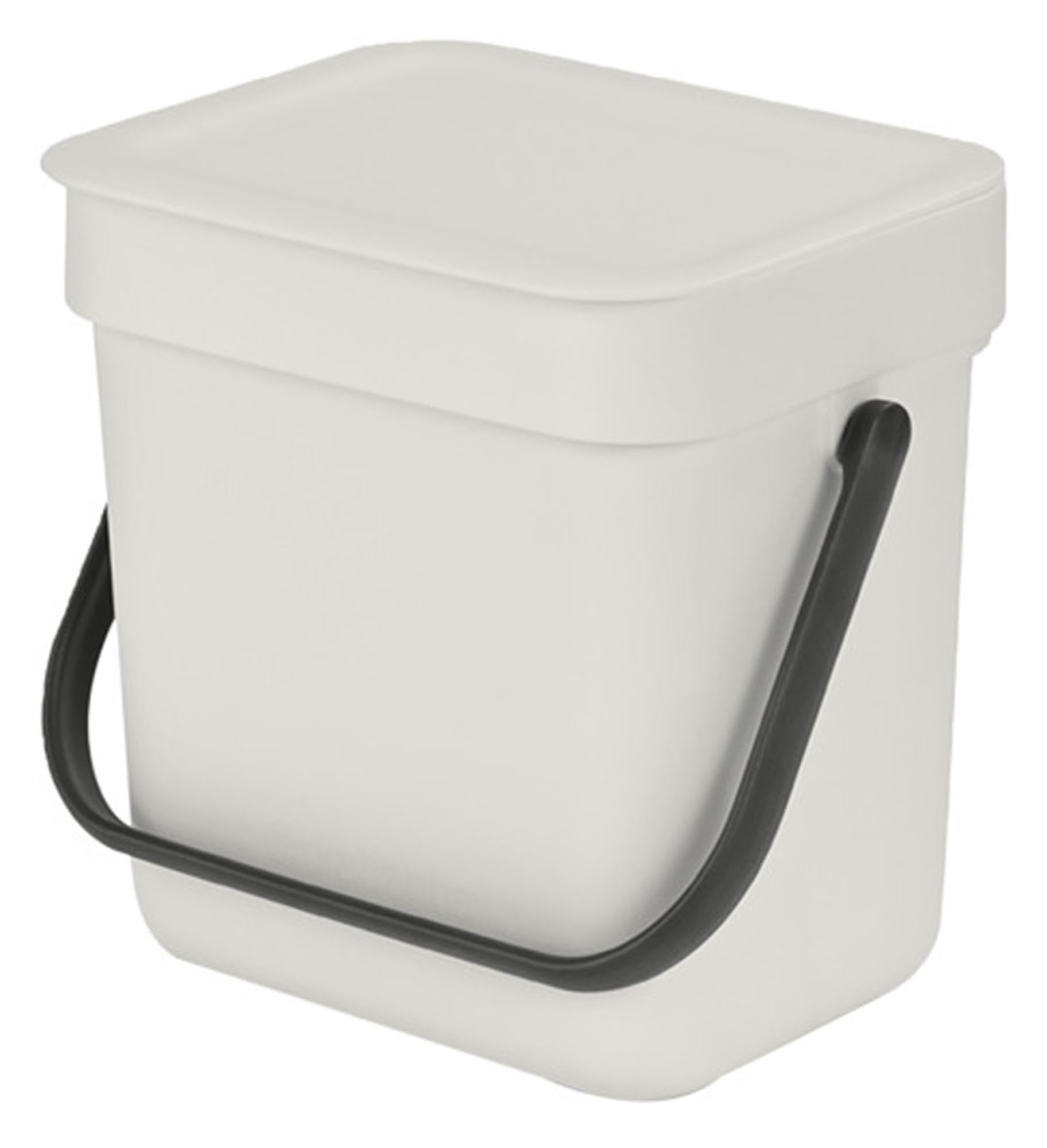 BRABANTIA Abfallbehälter Sort&Go light grey 3 Liter in  präsentiert im Onlineshop von KAQTU Design AG. Mülleimer ist von BRABANTIA