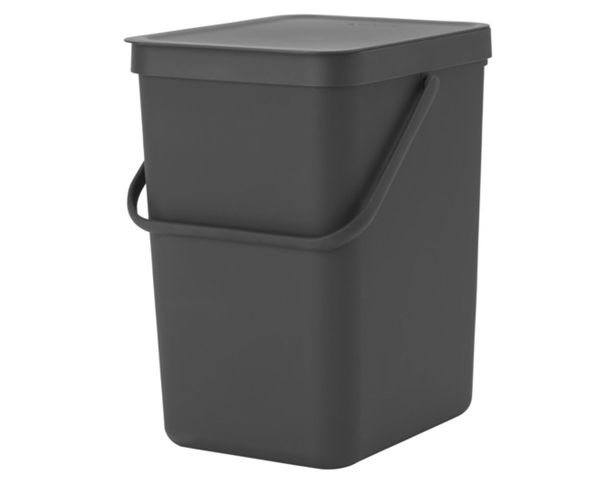 BRABANTIA Abfallbehälter Sort&Go grey 25 l in  präsentiert im Onlineshop von KAQTU Design AG. Mülleimer ist von BRABANTIA