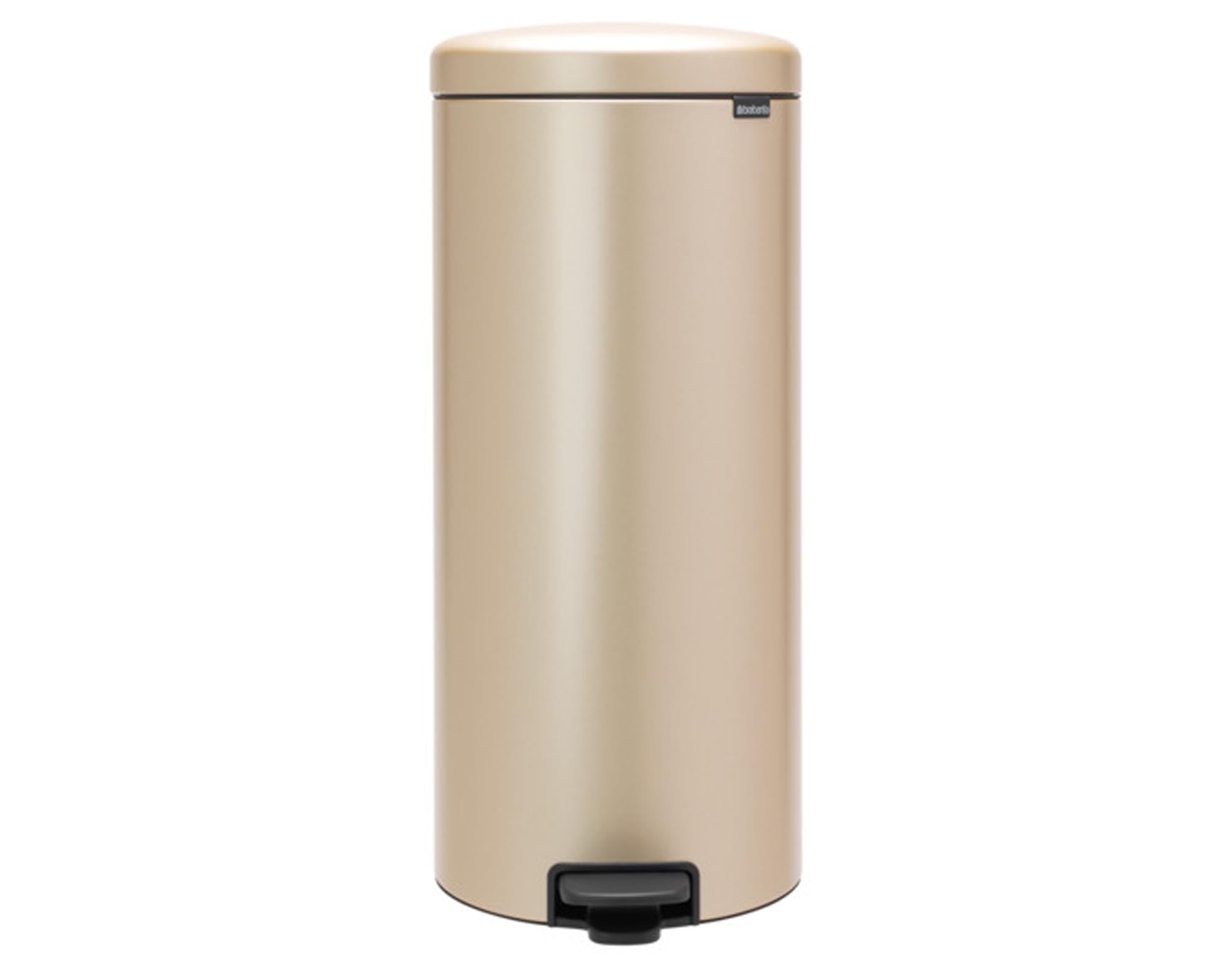 BRABANTIA Treteimer NewIcon champagne 30 l in Champagne präsentiert im Onlineshop von KAQTU Design AG. Mülleimer ist von BRABANTIA