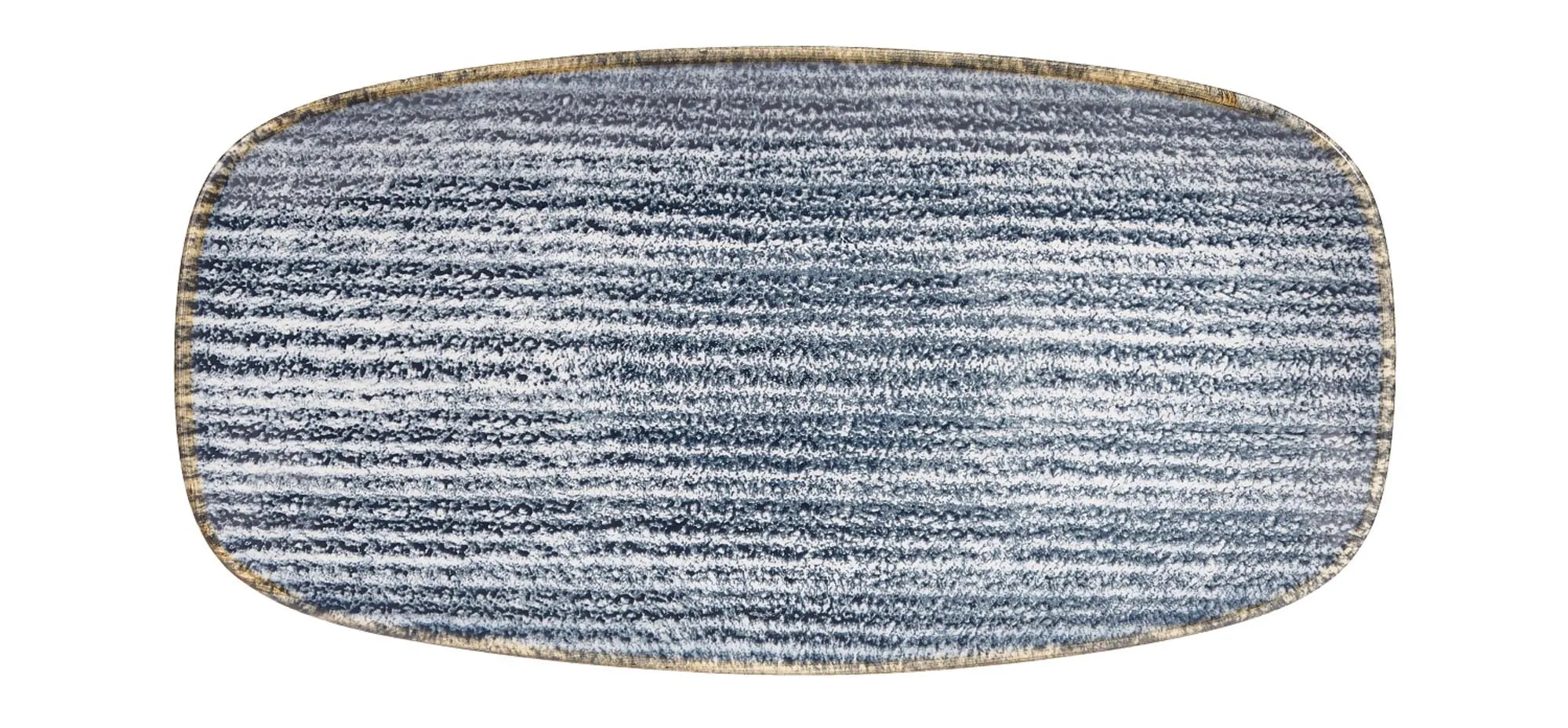 S.P. Homespun Slate Blue Platte rechteckig 29.8x15.3cm - KAQTU Design