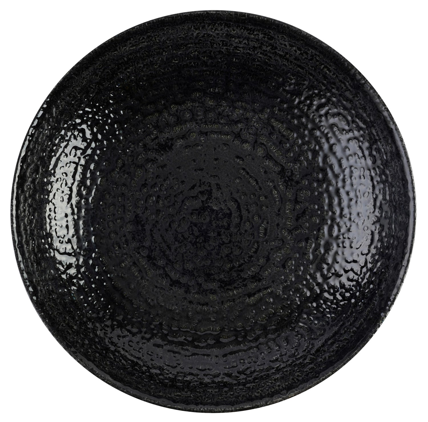 S.P. Homespun Chroma Black Coupe plate deep 24.8cm