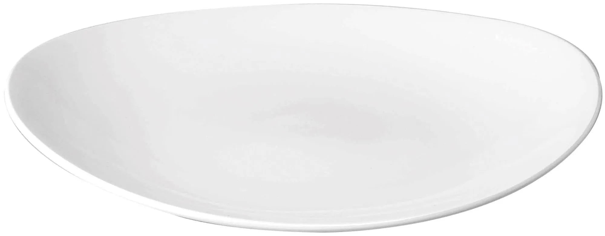 Orbit Teller oval flach coupe 31.7x25.5cm - KAQTU Design