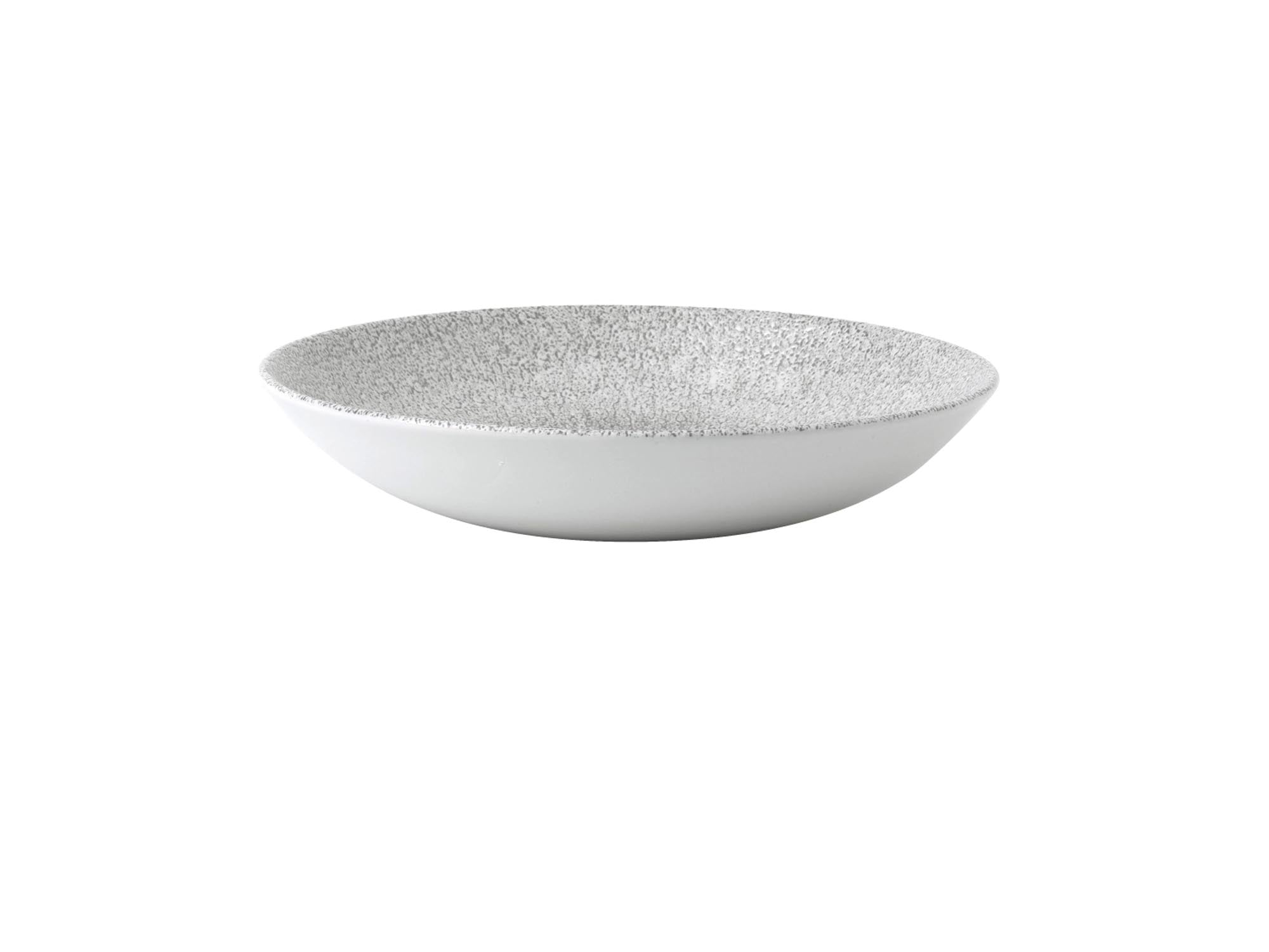 Entdecken Sie den S.P. Raku Jasper Grey Coupe Teller tief (24.8 cm) von Churchill – ästhetisch, widerstandsfähig, spülmaschinenfest und ideal für jeden Anlass.