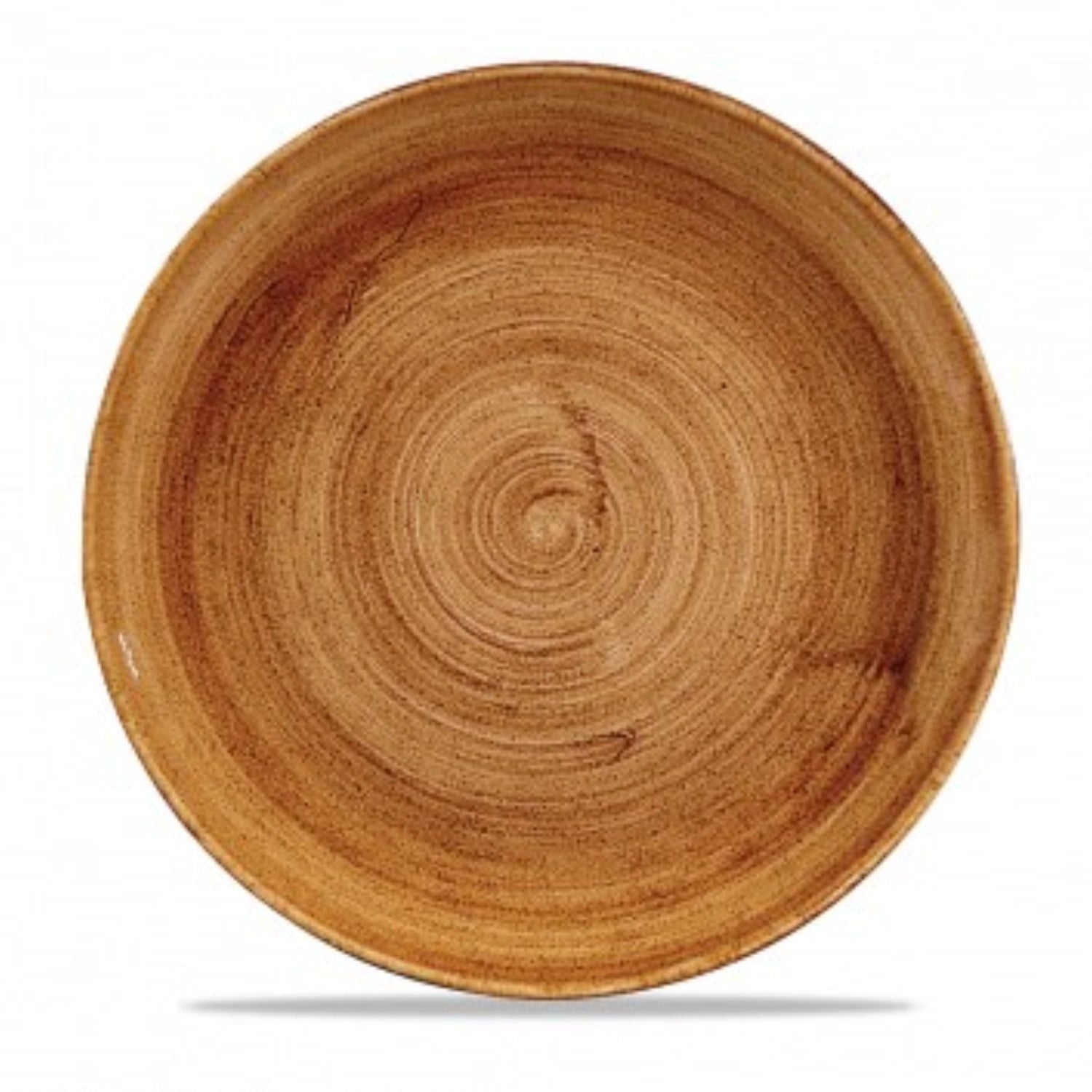 Stonecast Patina Vintage Copper Coupe plate flat 28.8cm