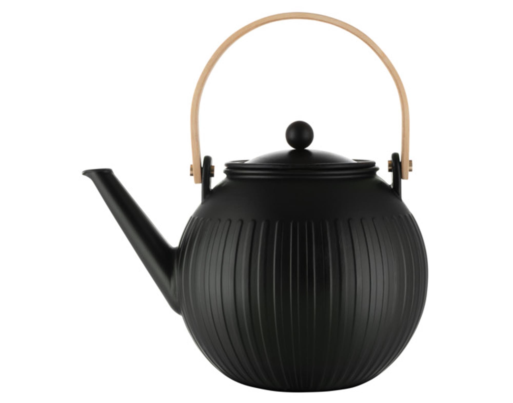 BODUM Teekanne Douro schwarz 1.5 l in Schwarz präsentiert im Onlineshop von KAQTU Design AG. Kanne ist von BODUM