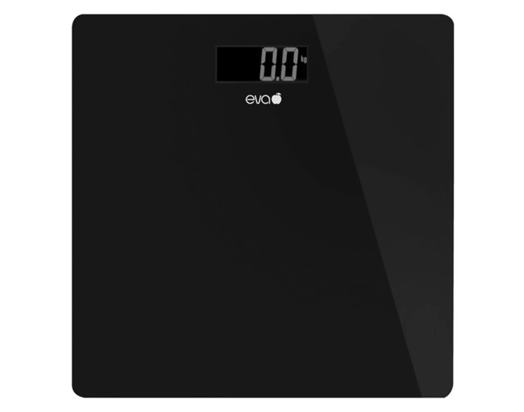 EVA Personenwaage digital Glas schwarz 180 kg in  präsentiert im Onlineshop von KAQTU Design AG. Badzubehör ist von EVA COLLECTION