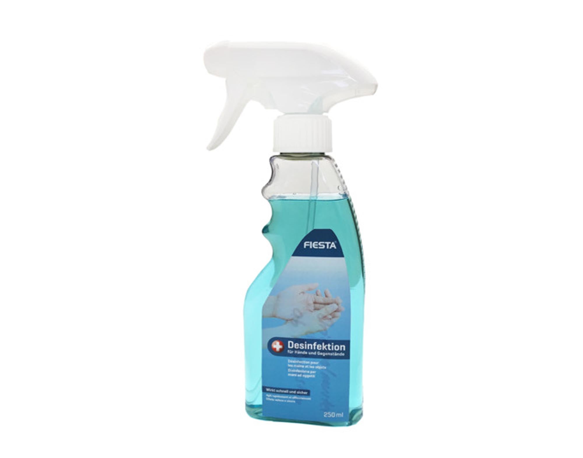 FIESTA Desinfektionsmittel 250 ml für Hände und Gegenstände in  präsentiert im Onlineshop von KAQTU Design AG. Reinigungsmittel ist von FIESTA