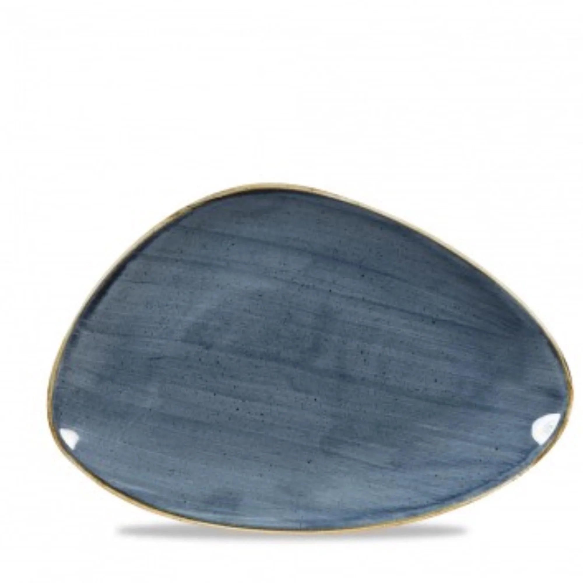 Stonecast Blueberry Triangel Chefs Plate - KAQTU Design