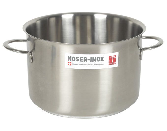 NOSER Kochtopf Standard halbhoch Inox 4 Liter ø 20 cm in  präsentiert im Onlineshop von KAQTU Design AG. Topf ist von NOSER-INOX