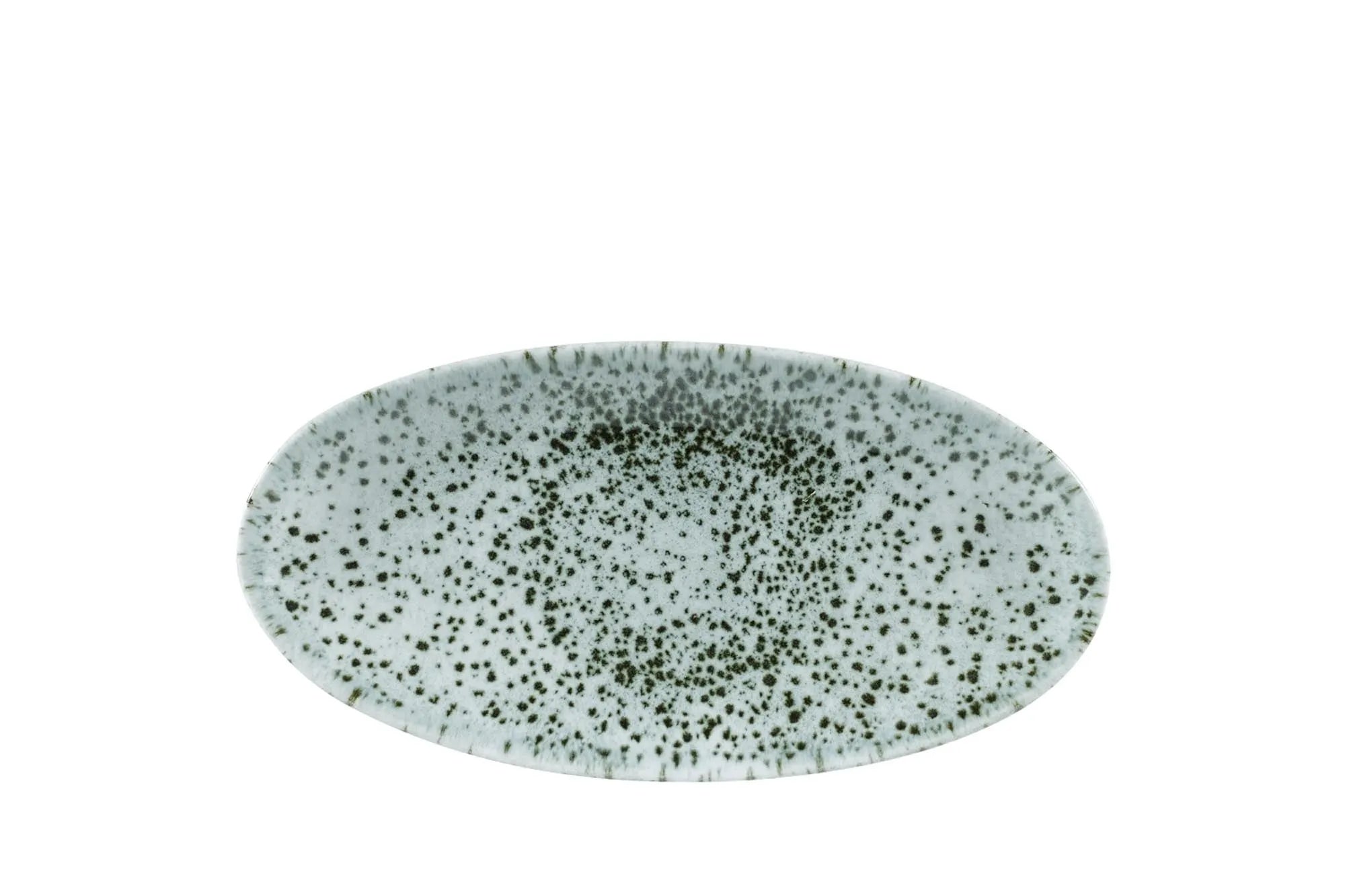 S.P. Mineral Green Platte oval 29.9x15cm - KAQTU Design